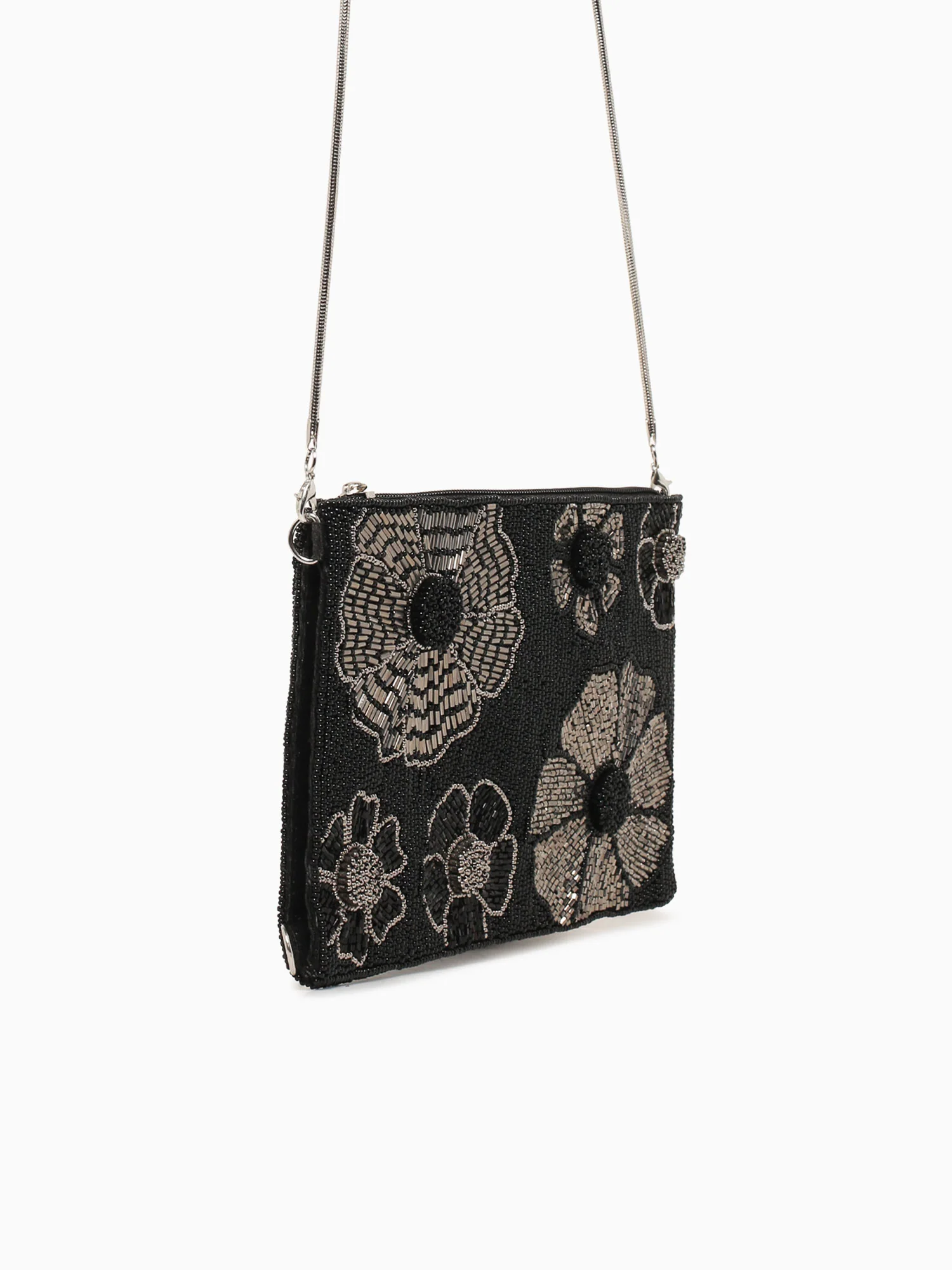 Flower Cell Phone Bag Black - Image 5