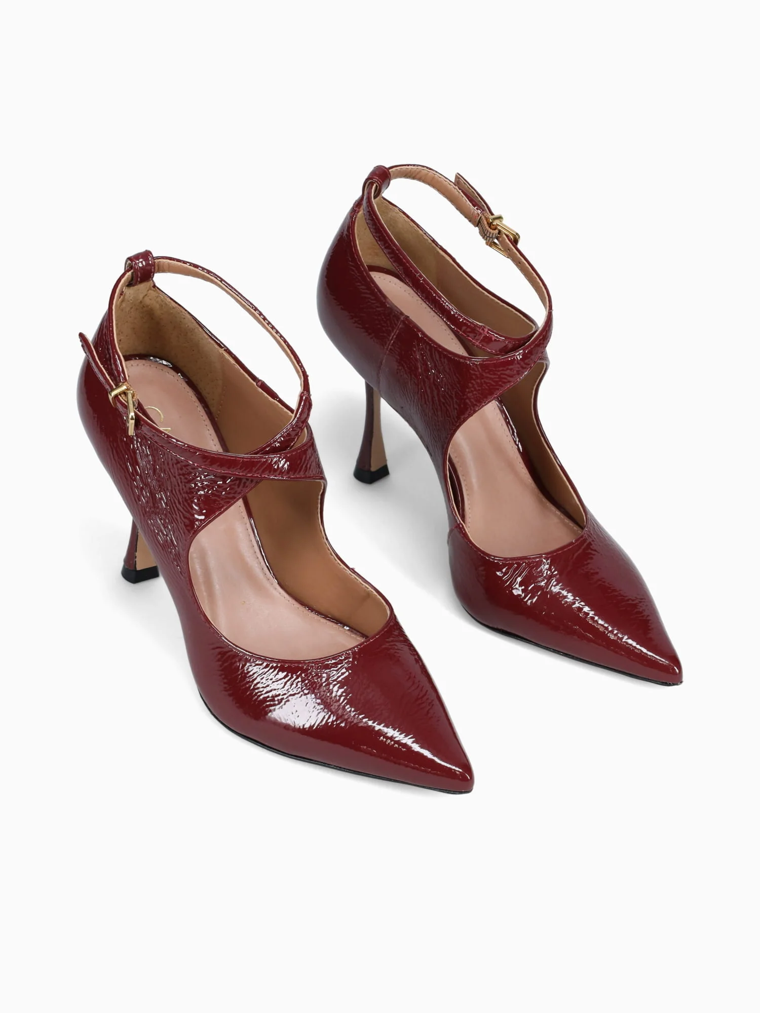 Ximena Velvet Rouge Patent Leather - Image 3