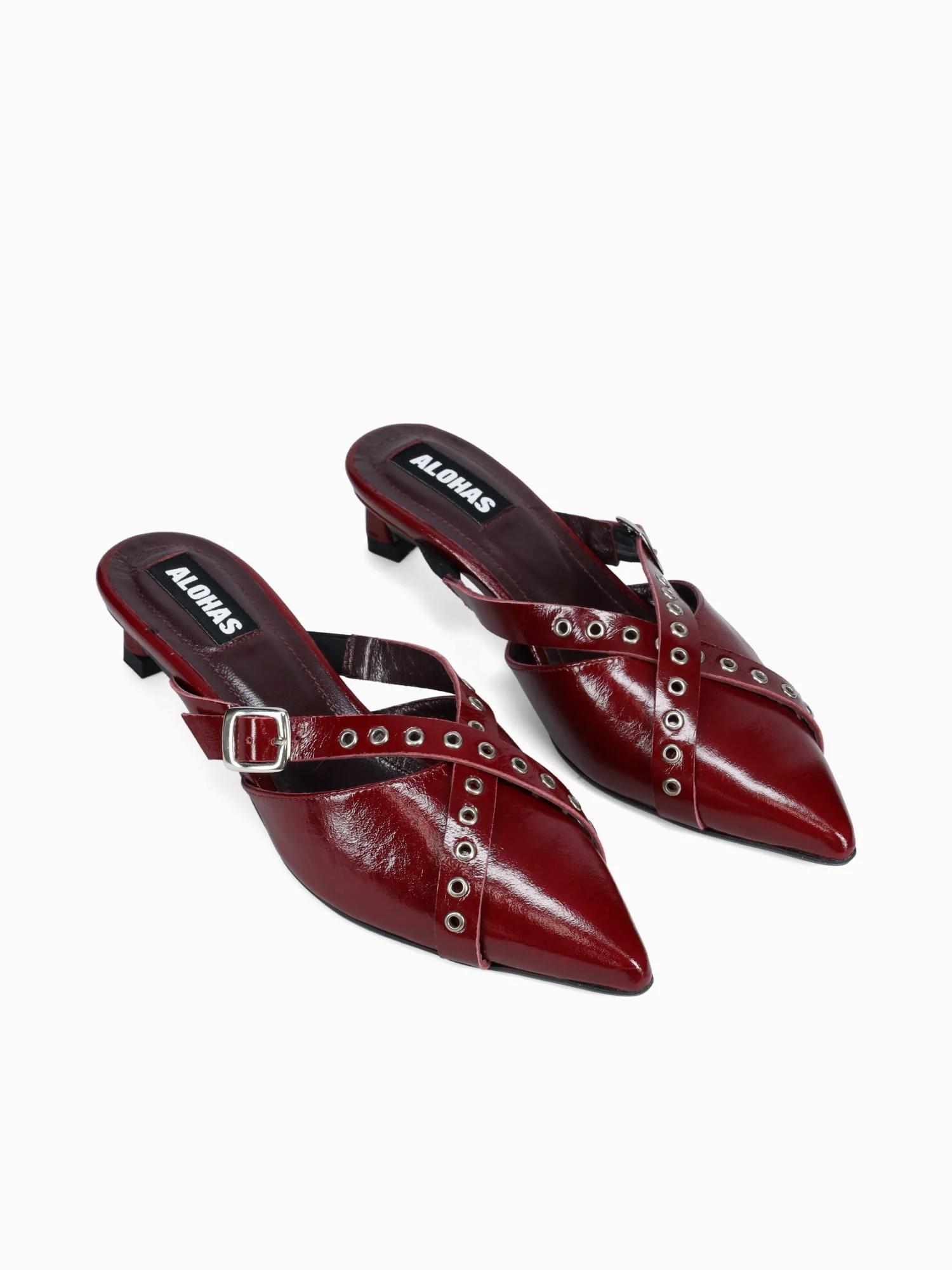 Zyra Burgundy Leather - Image 4