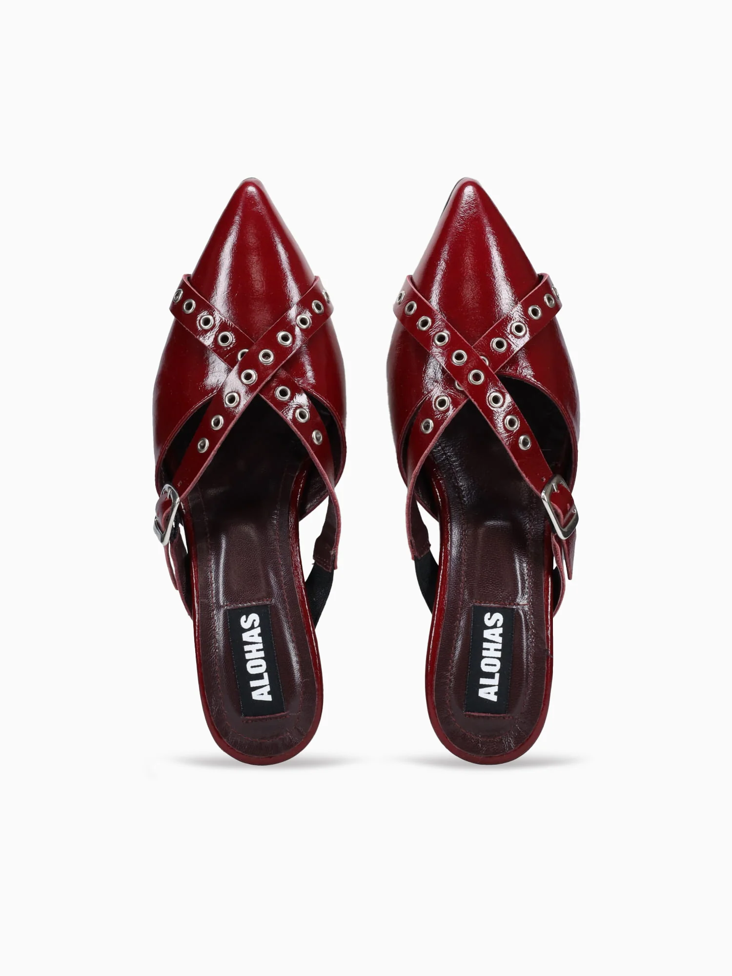 Zyra Burgundy Leather - Image 5