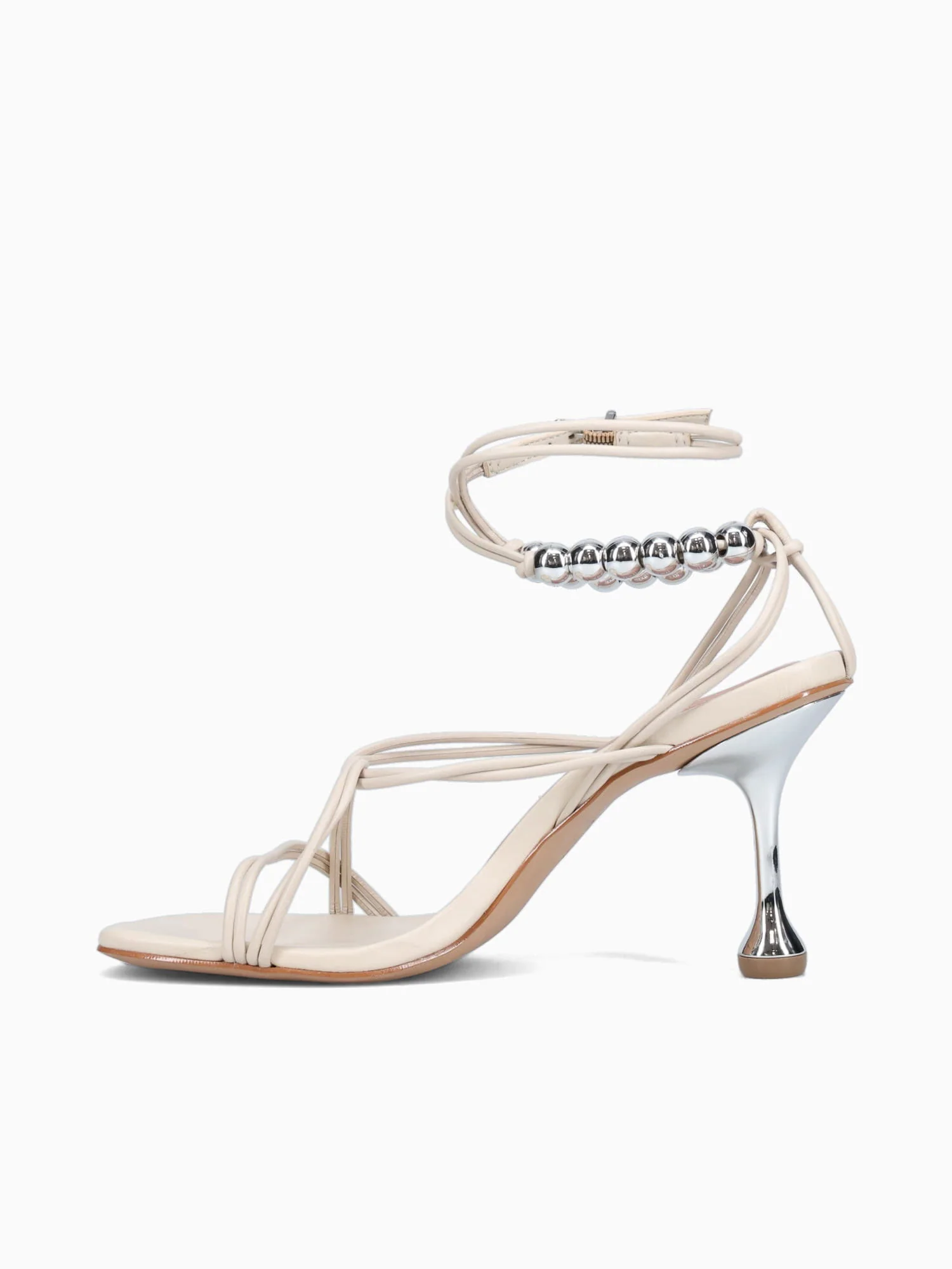 Evelina Off White Leather - Image 4