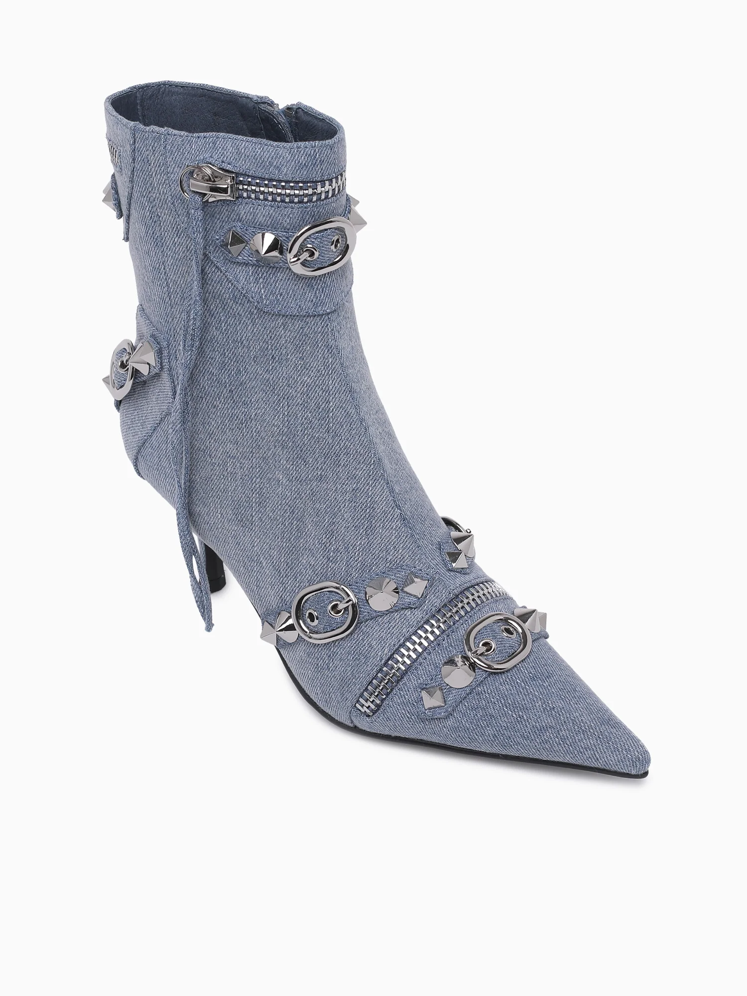 Alt Rock Blue Denim fabric - Image 5