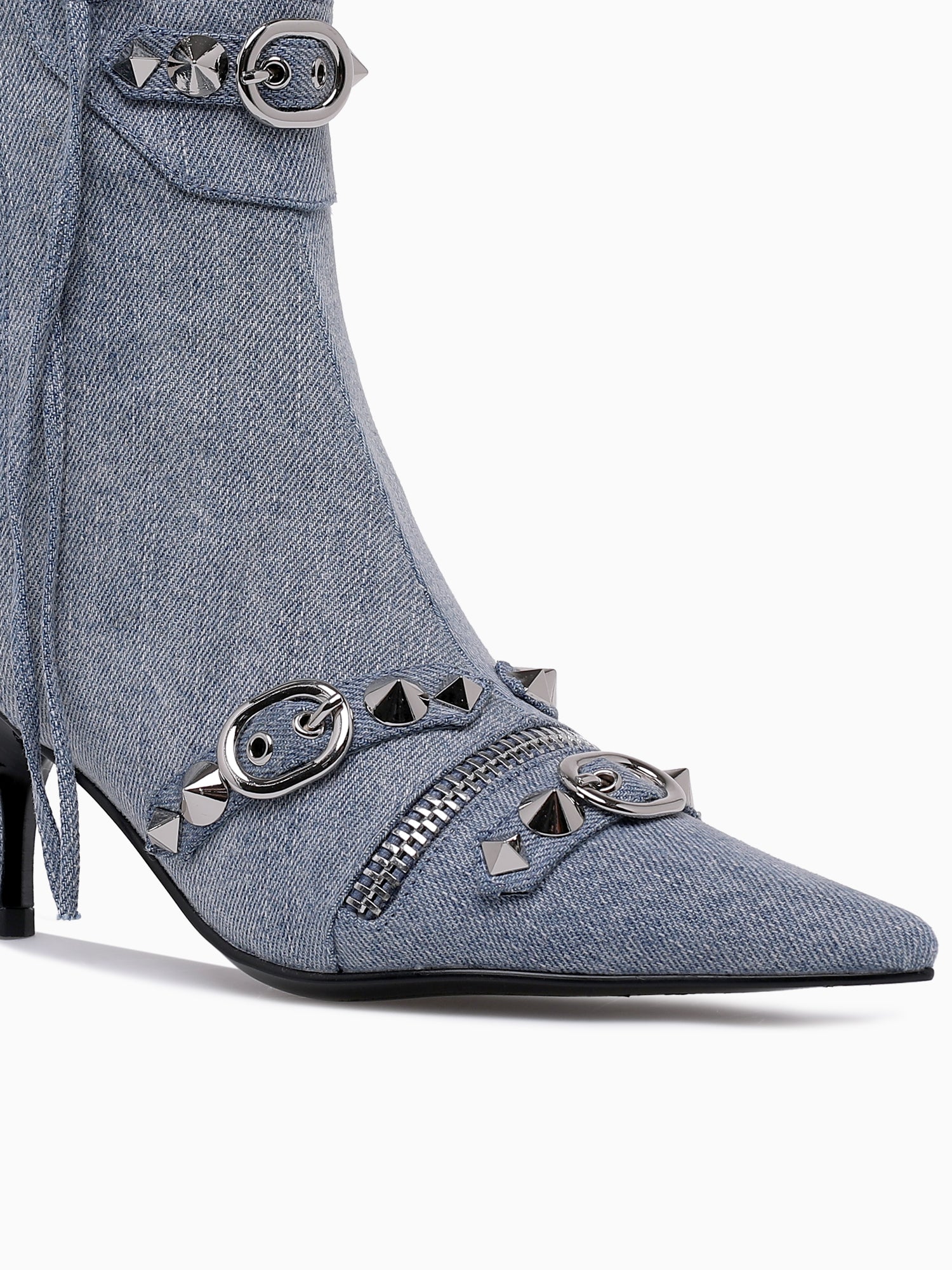 Alt Rock Blue Denim fabric - Image 6