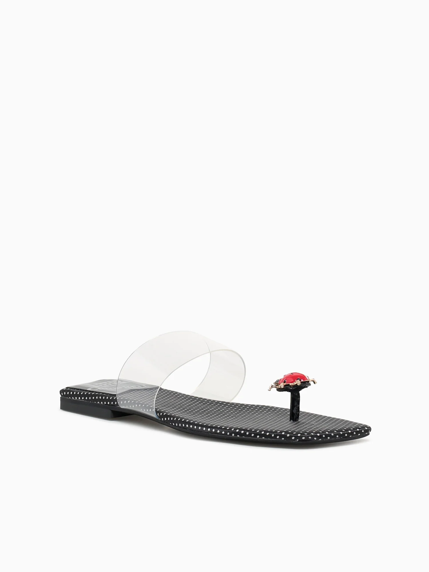 Buggy Black Polka Dot Fabric - Image 2