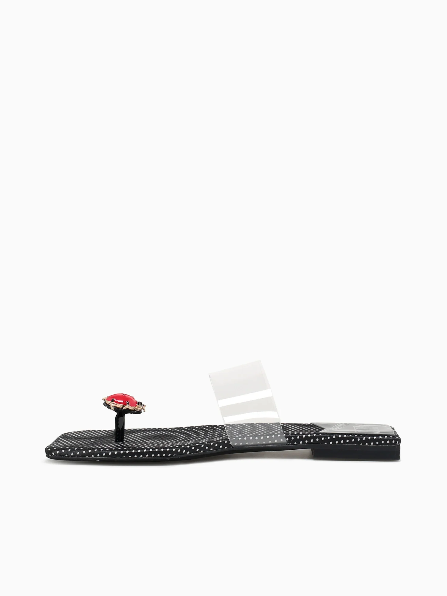 Buggy Black Polka Dot Fabric - Image 4