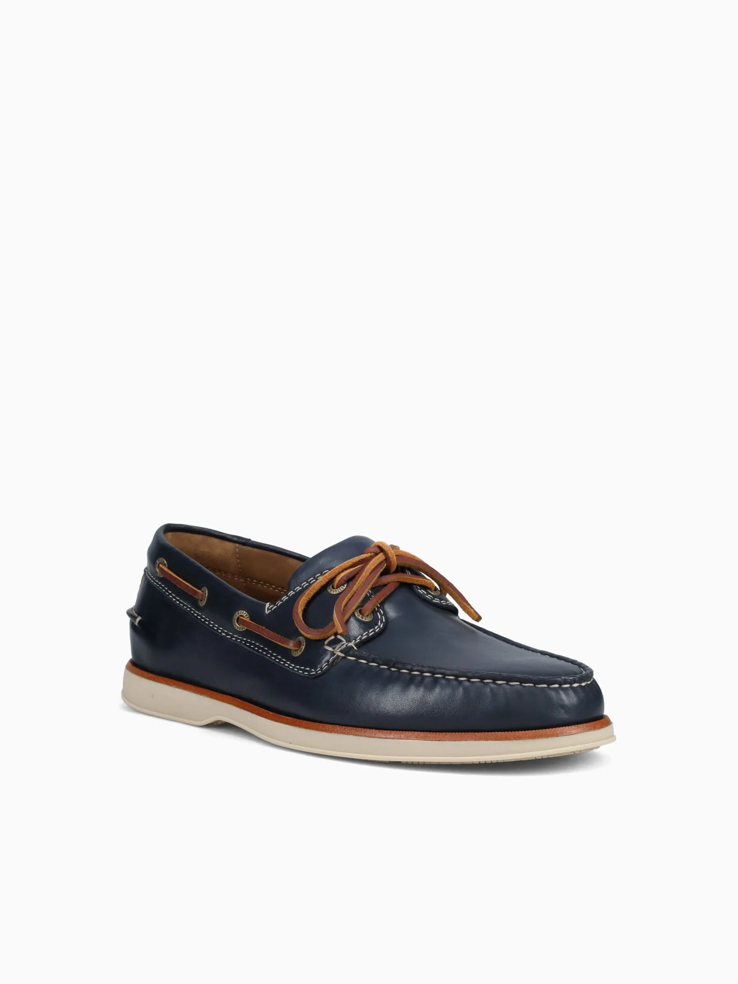 Monaco Boat Shoe Navy Sheepskin - Image 2