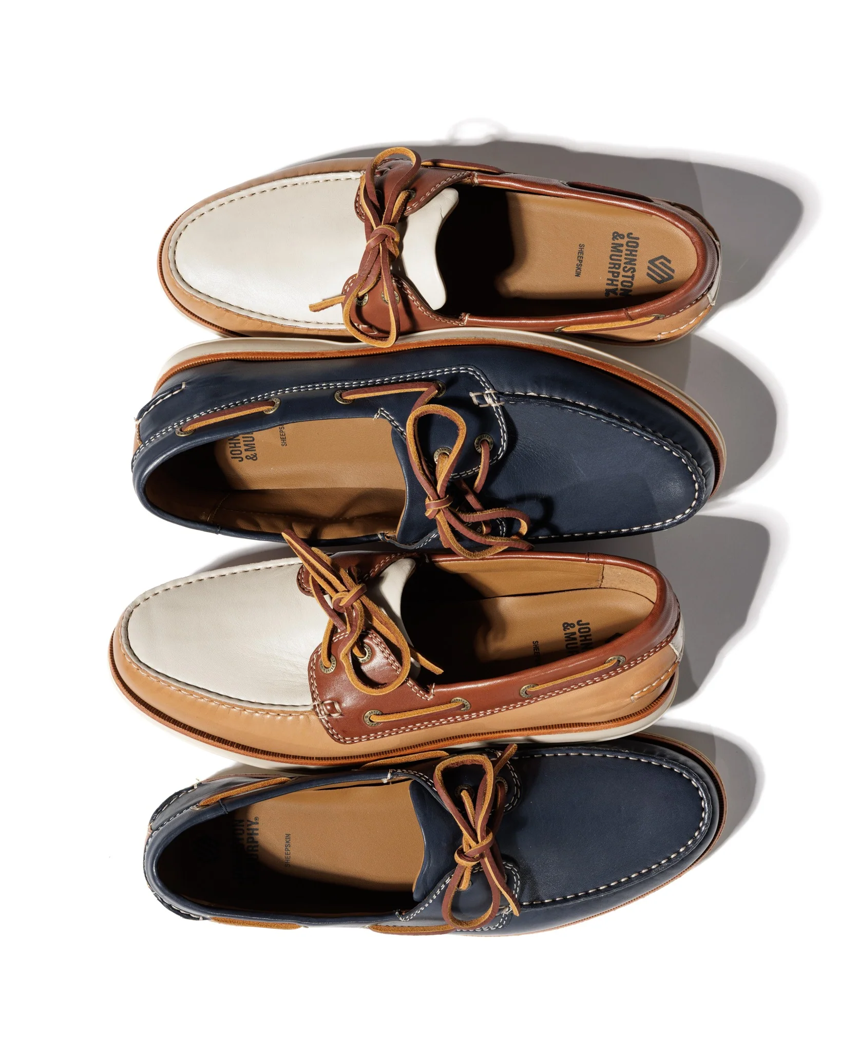 Monaco Boat Shoe Navy Sheepskin - Image 3