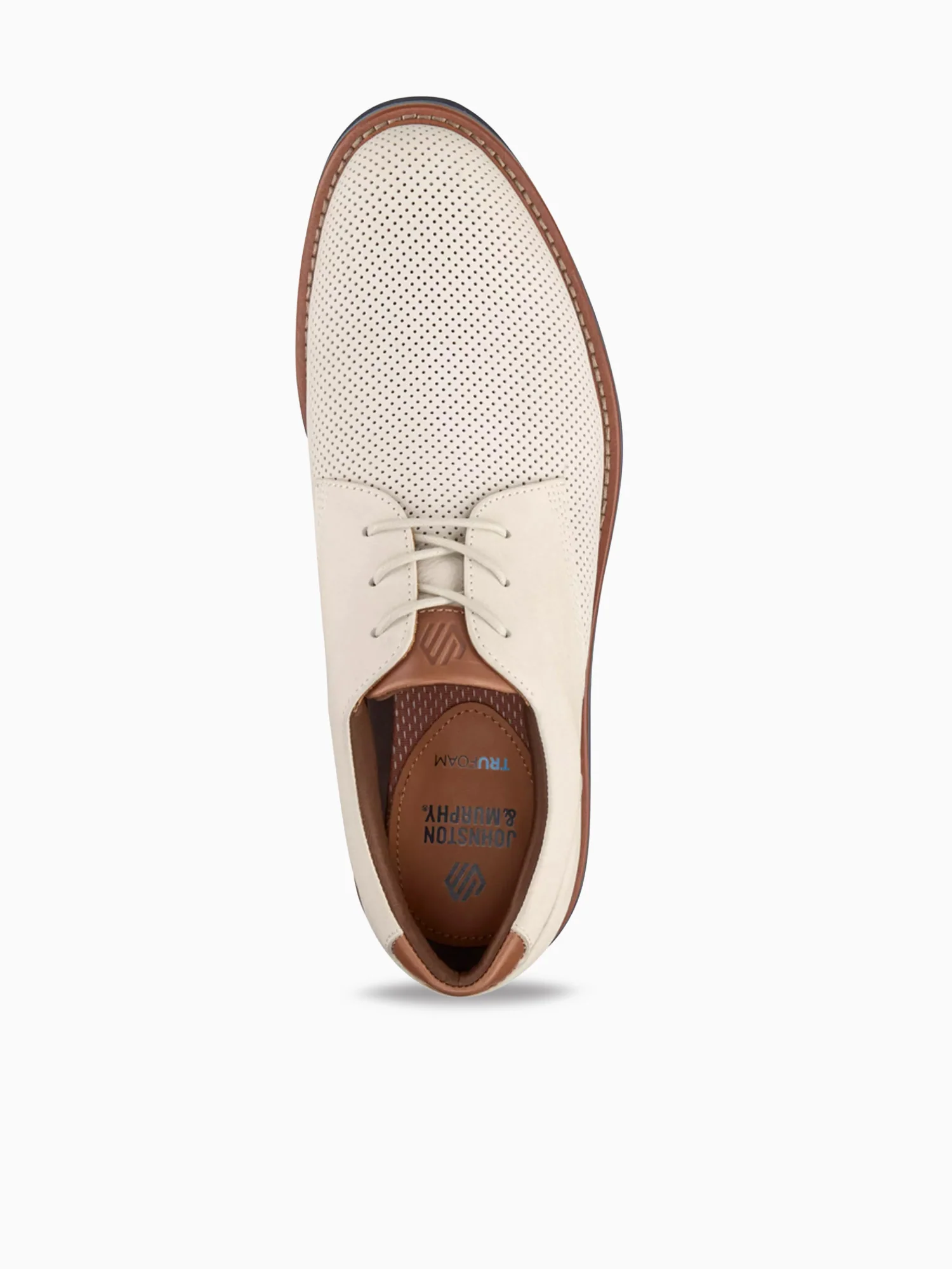 Tyson Plain Toe Ivory Nobuck - Image 4