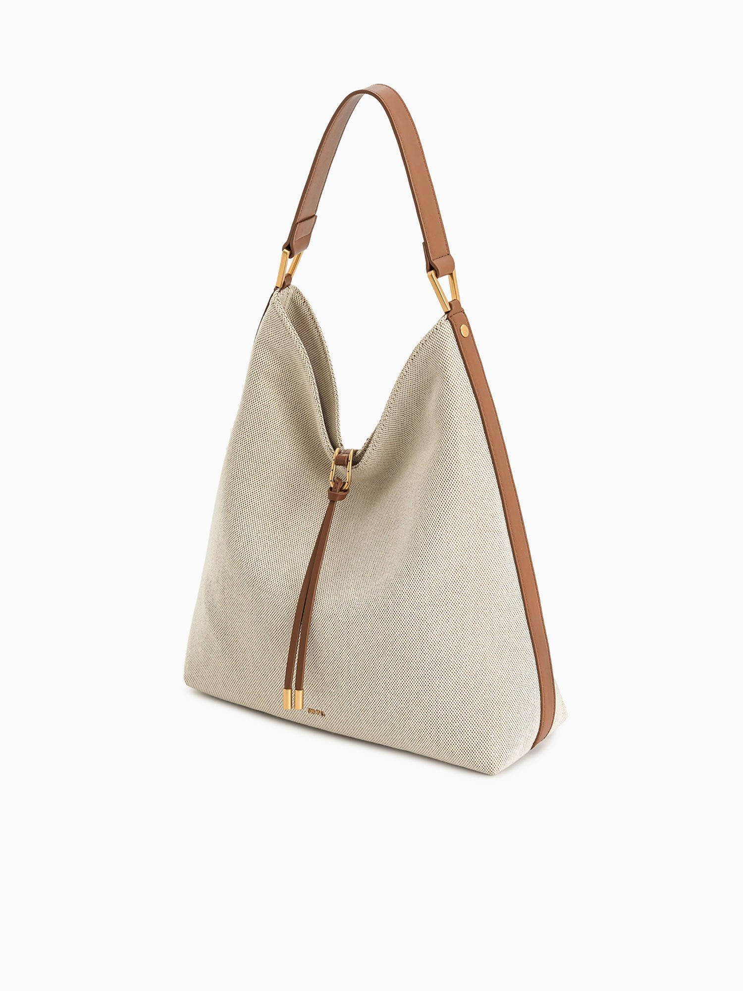 Aria Shoulder Bag Brown Canvas - Image 2