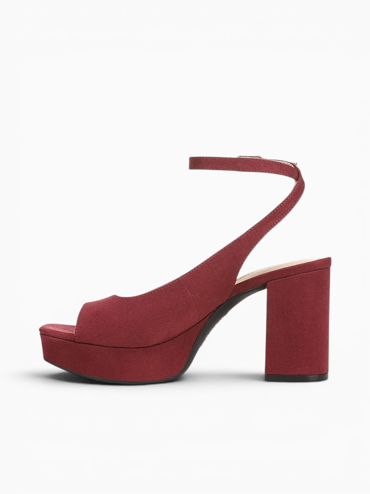 Aliyah Merlot Red Suede - Image 3