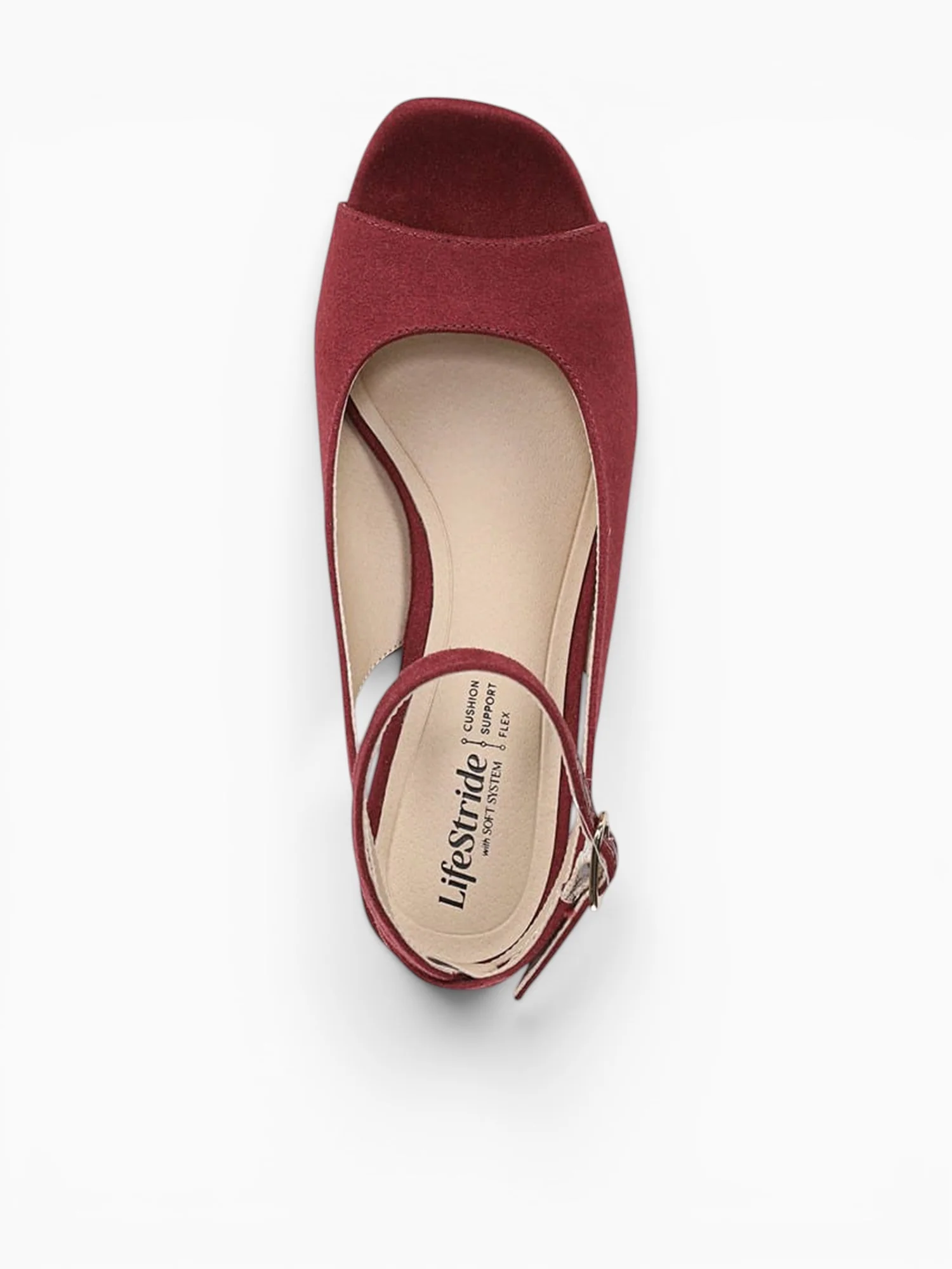 Aliyah Merlot Red Suede - Image 4