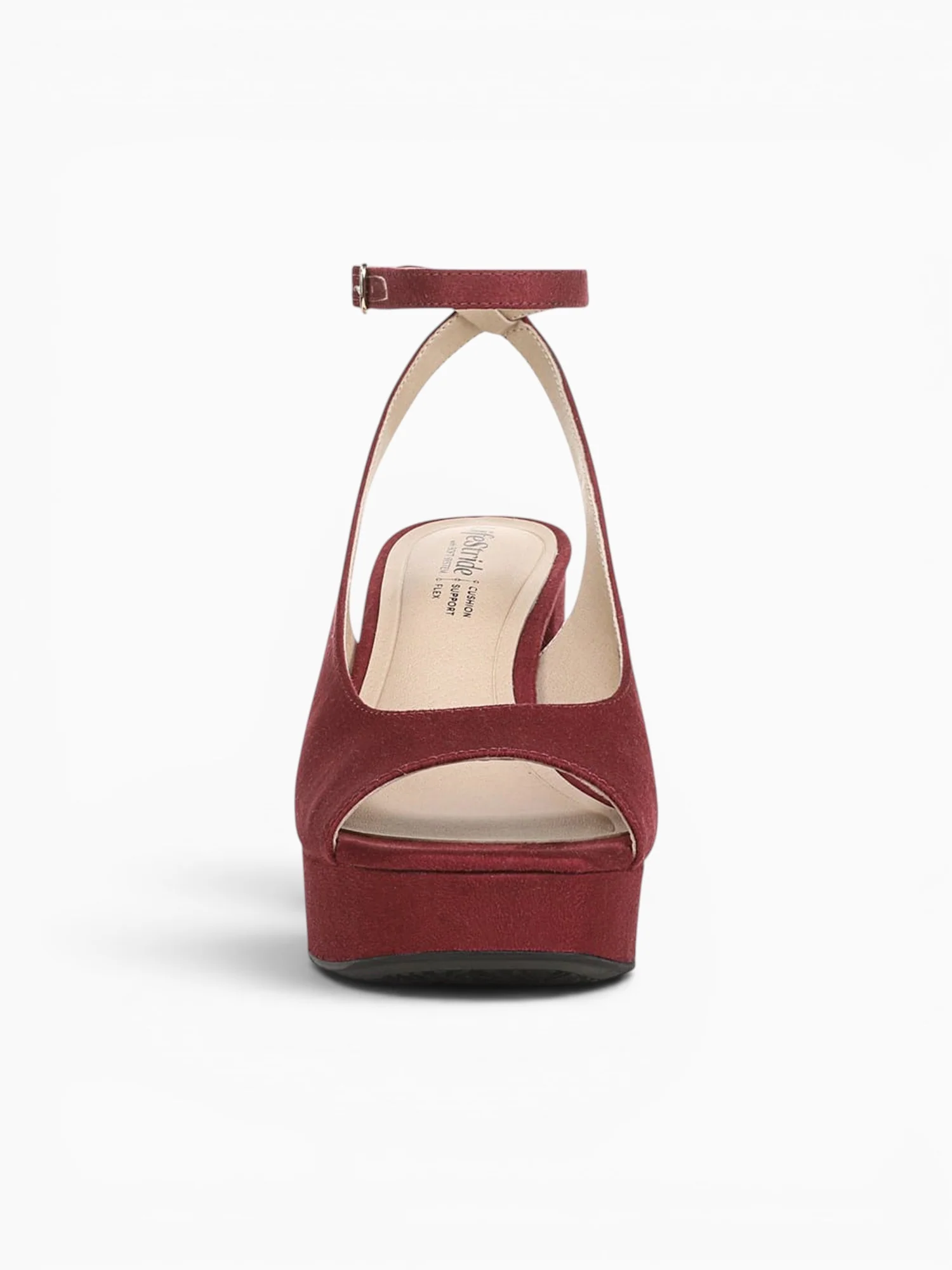 Aliyah Merlot Red Suede - Image 5