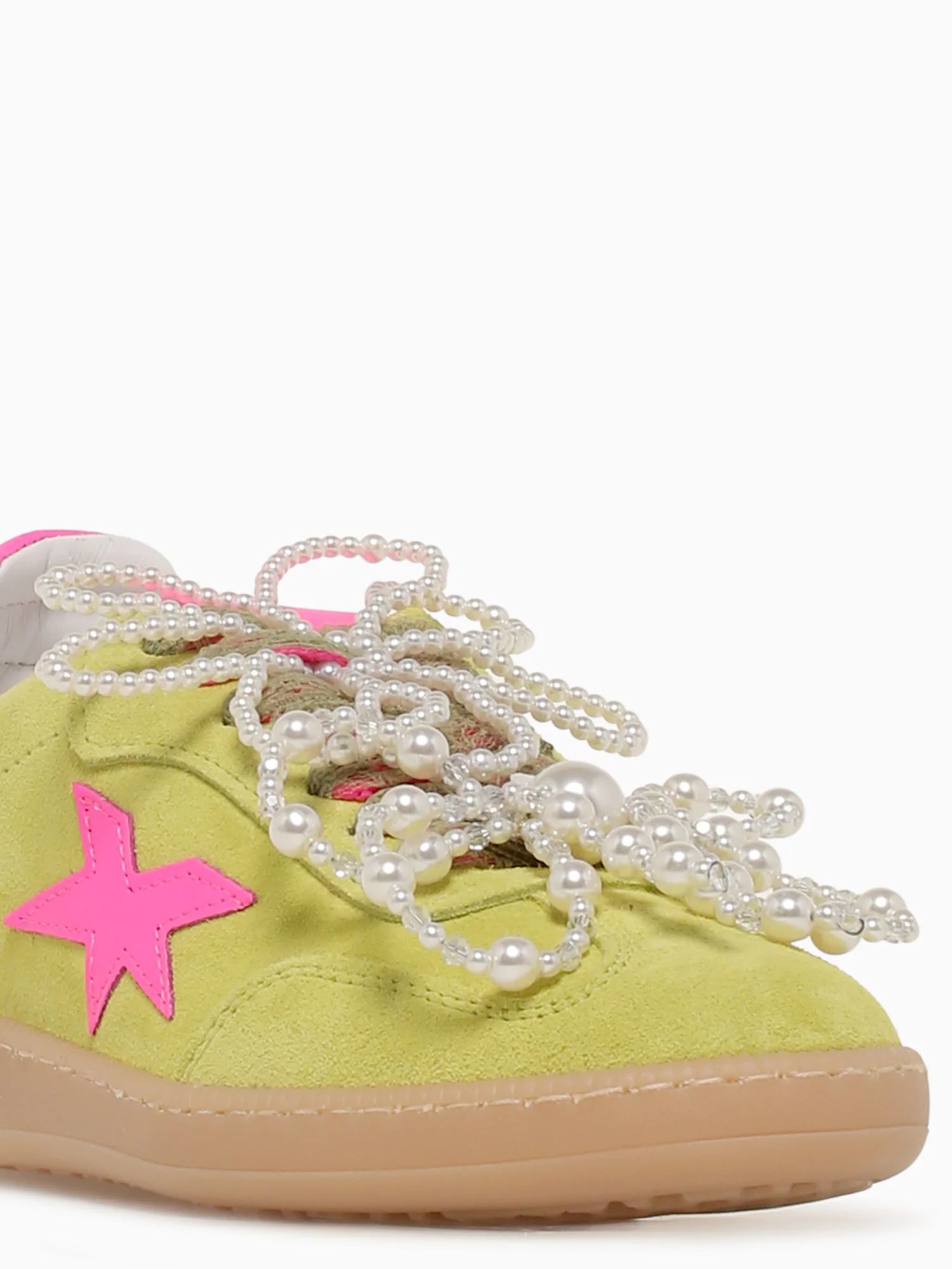 526var E986 Lime Fuxia suede - Image 8