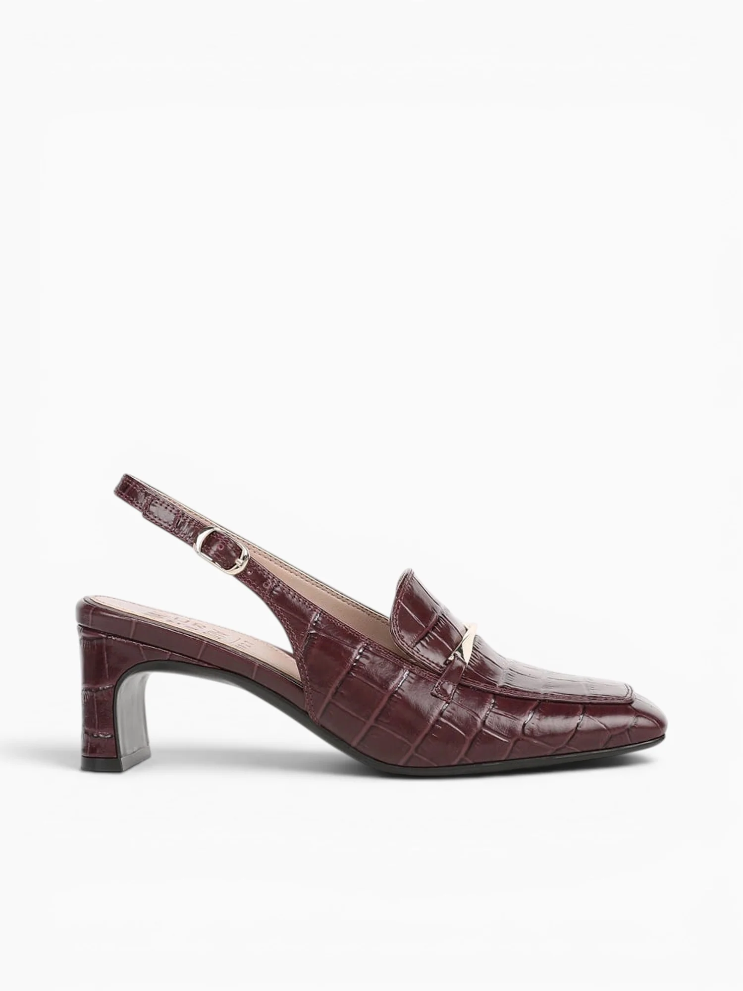 Cypress Smoky Sangria Croco Leather