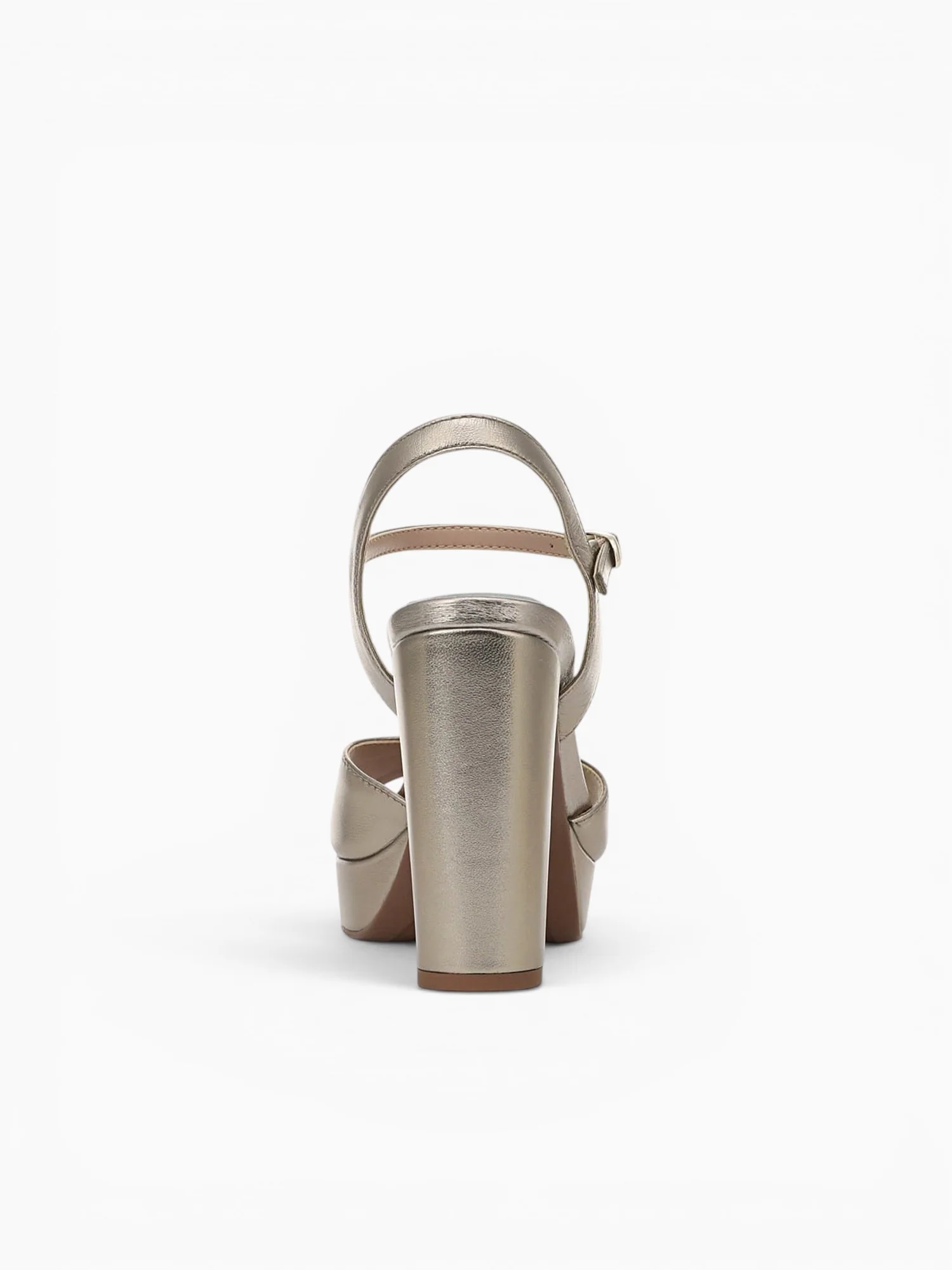 Marigold Patina Pewter Metallic Leather - Image 5