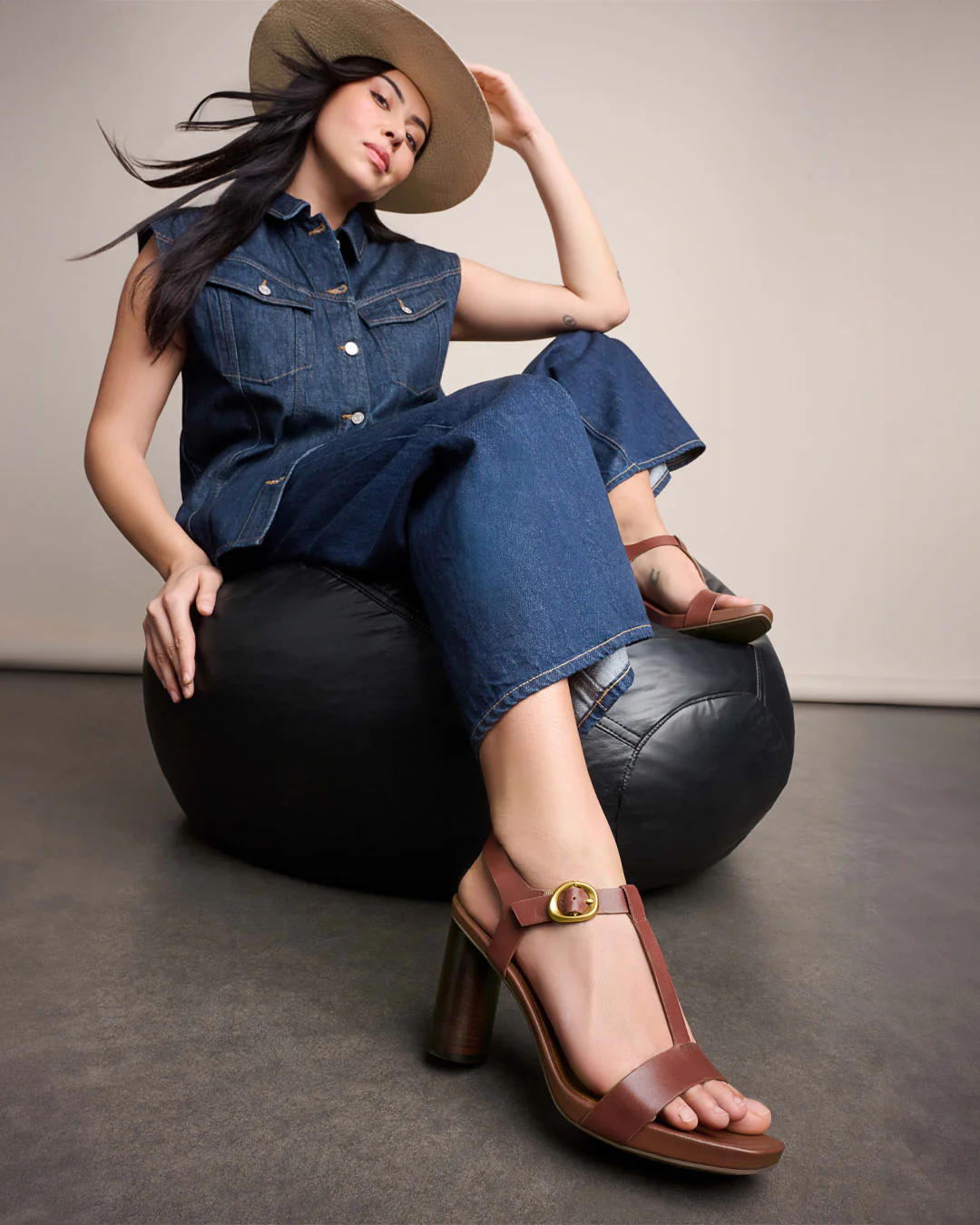 Jordis Cappucino Brown Leather - Image 3