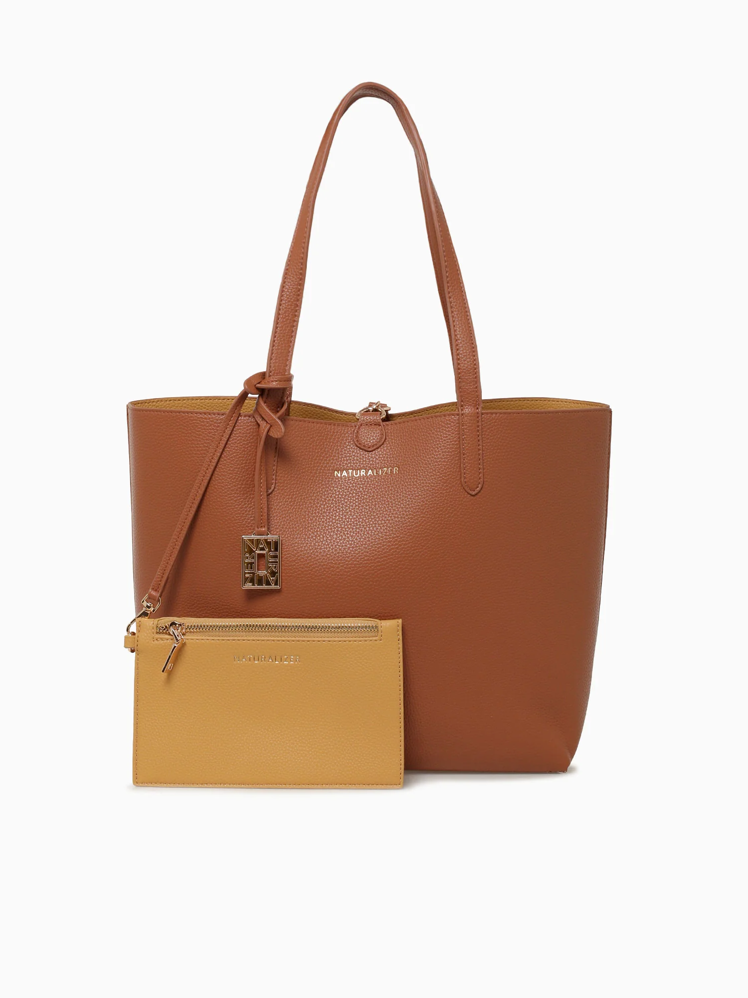 Nicole Tote Bag Brown Mustard - Image 3