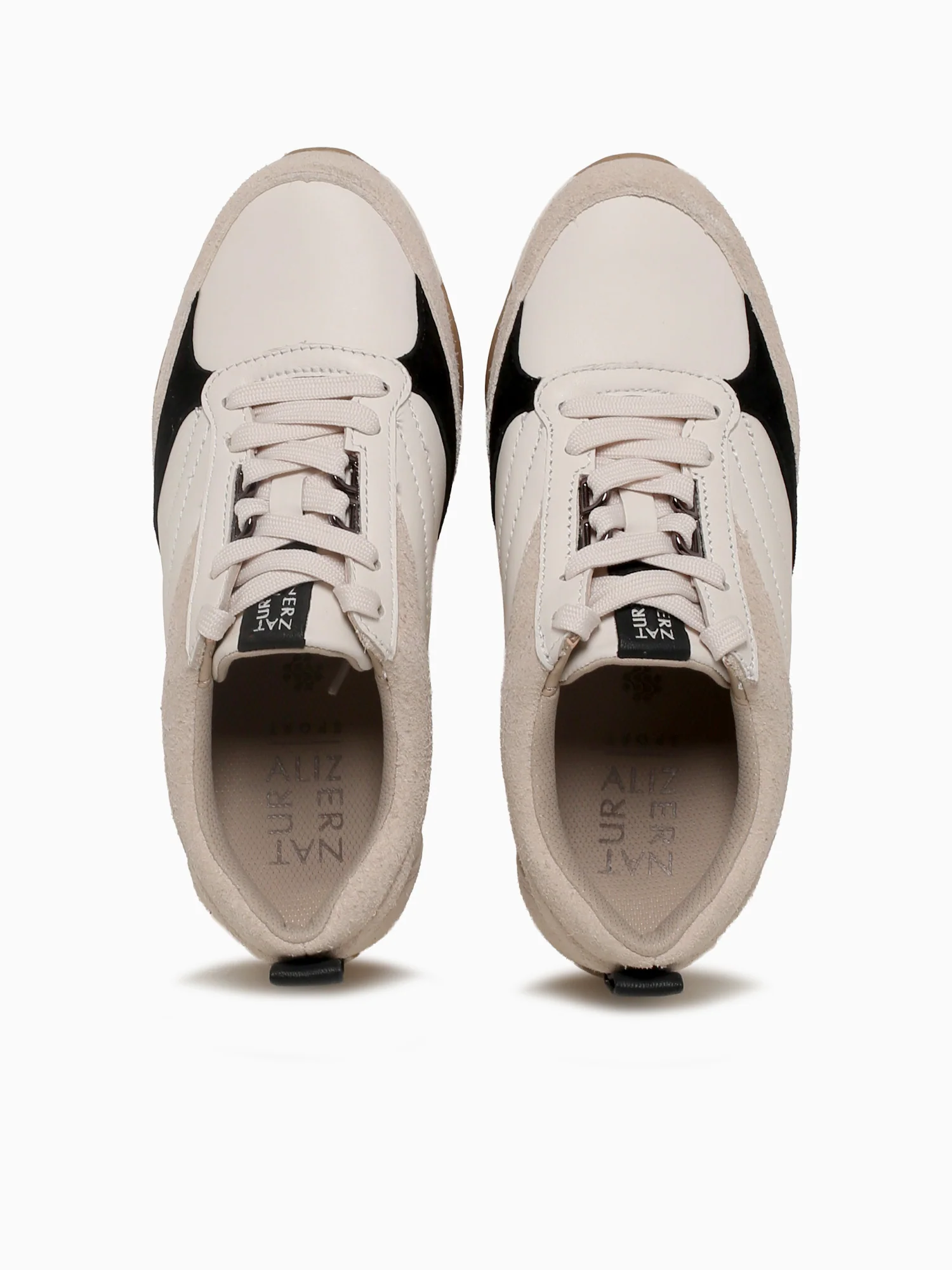 Tao White Black leather Suede - Image 8