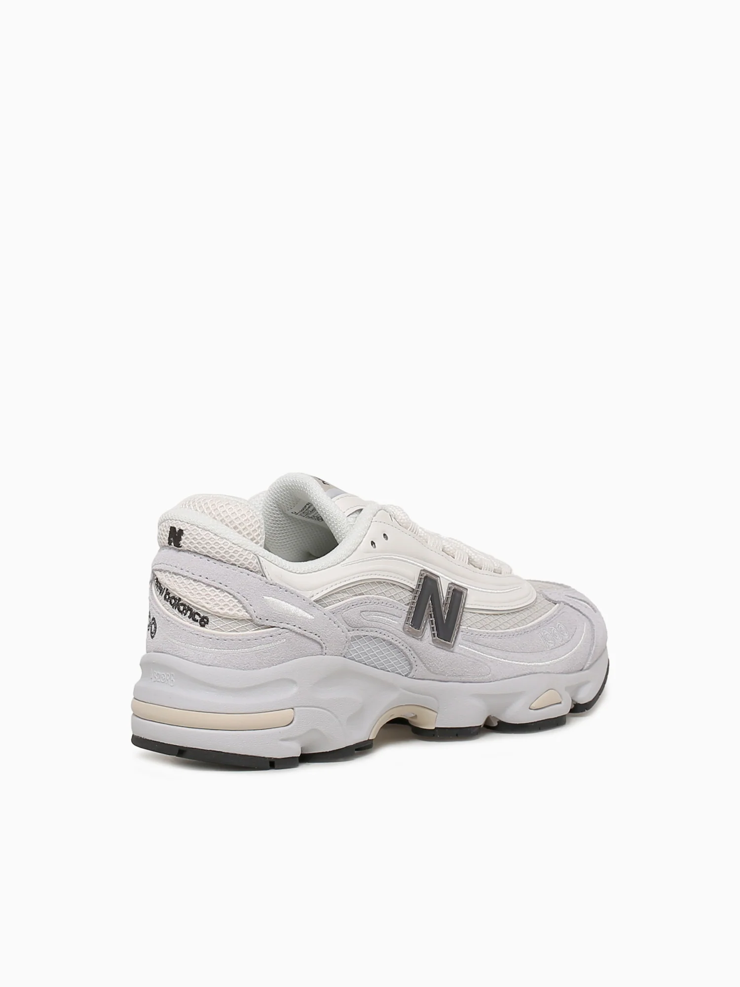 1000 Pearl Grey Suede Mesh - Image 4