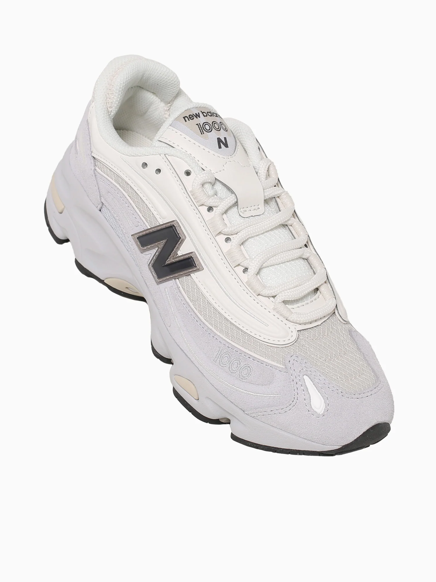 1000 Pearl Grey Suede Mesh - Image 5