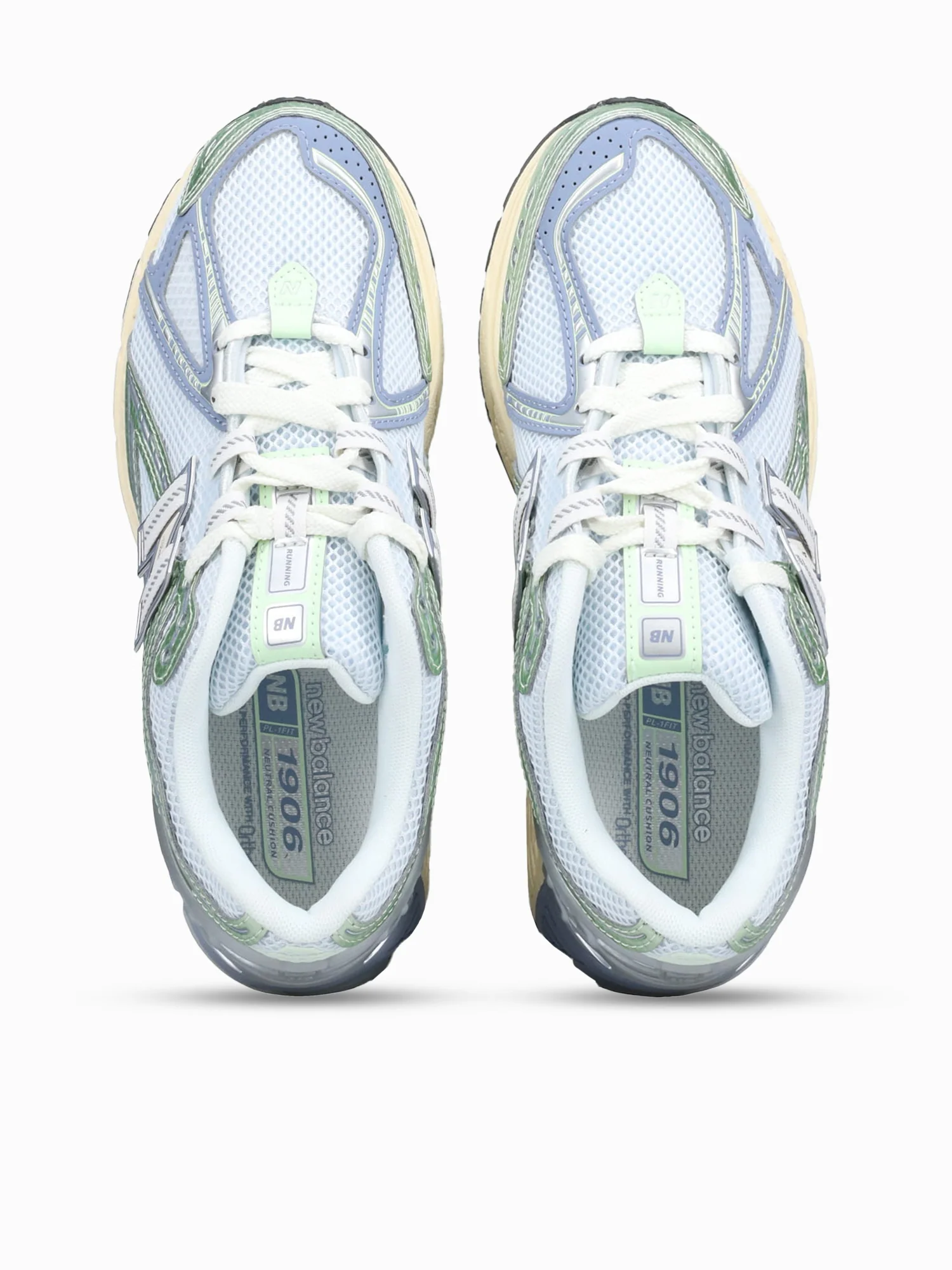 1906r Iceblue Melon leather Mesh - Image 5