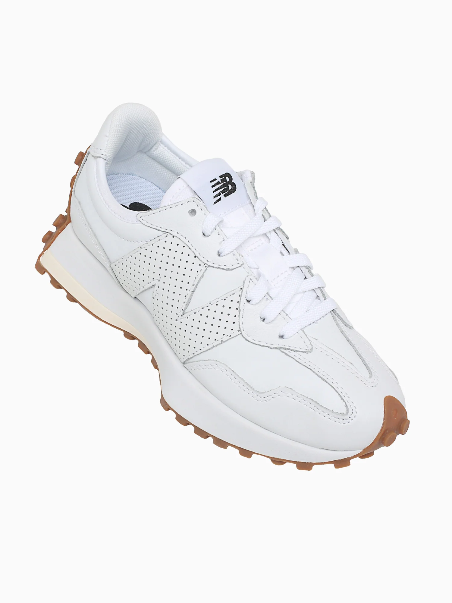 327 White Perforated suede - Image 5