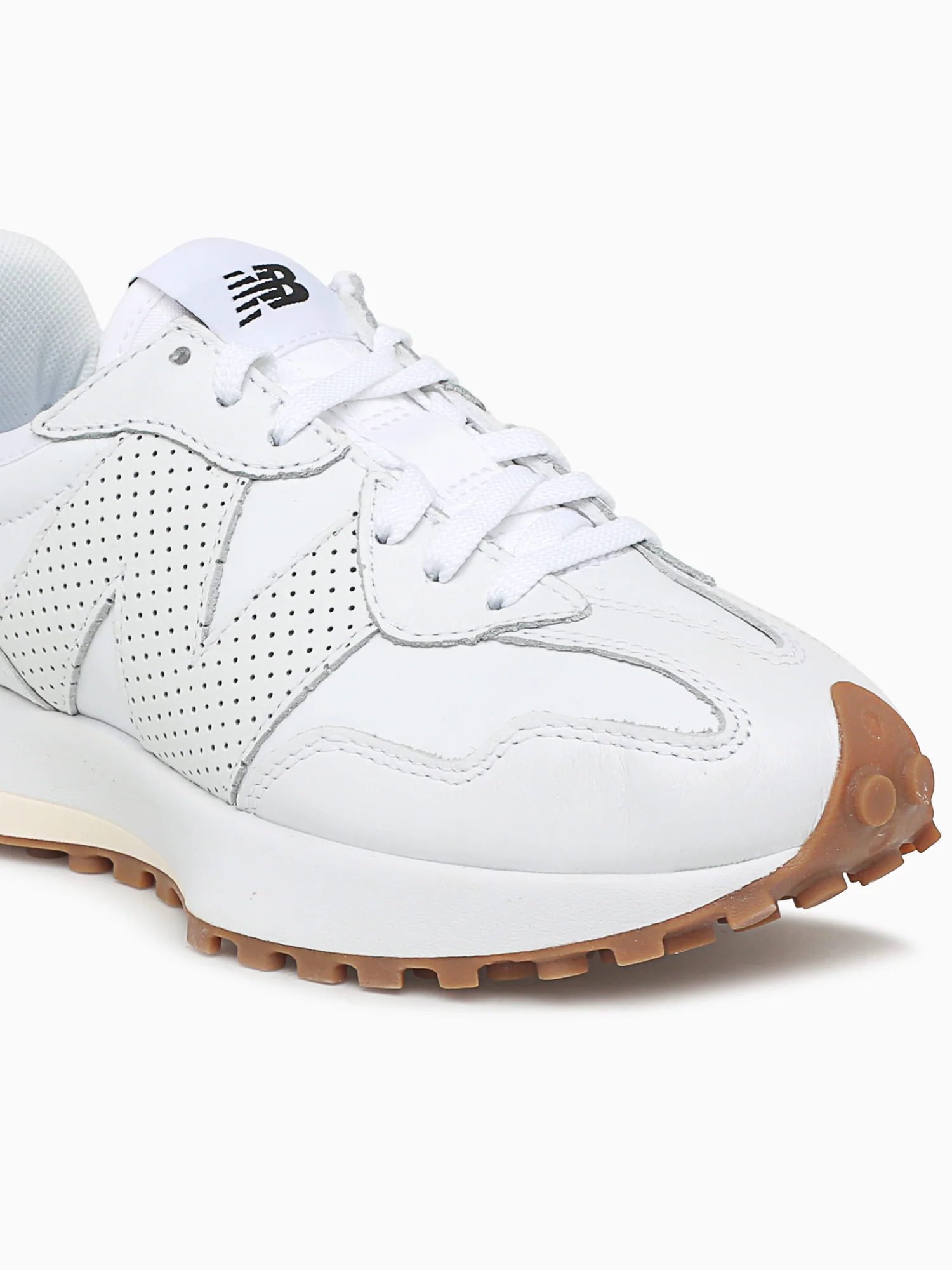 327 White Perforated suede - Image 6