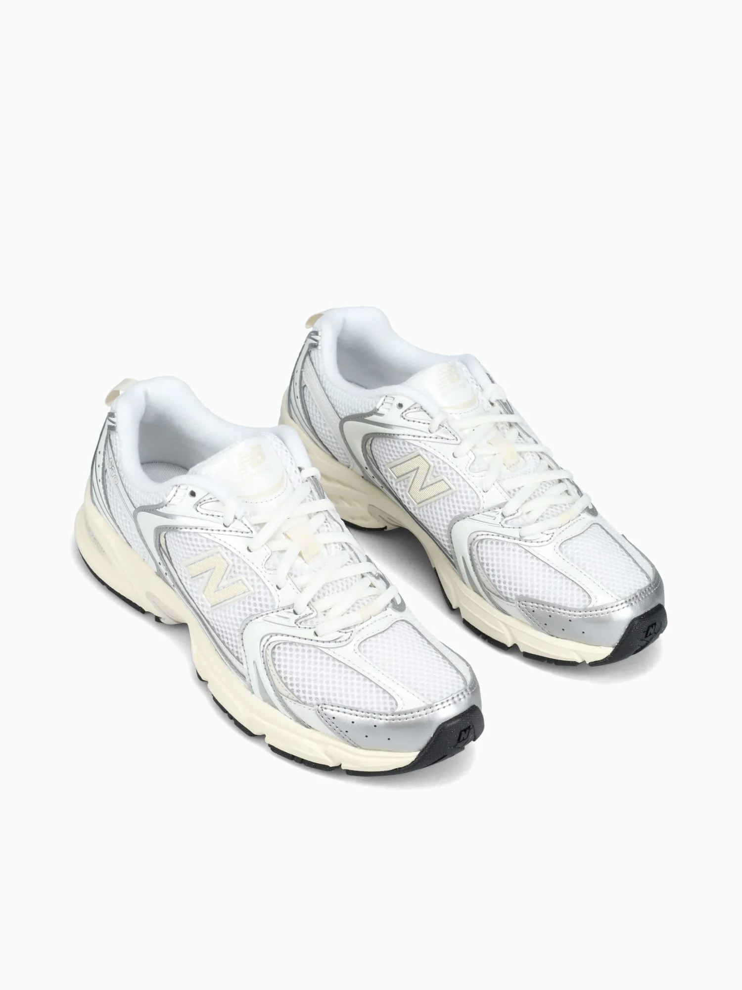 530 Silver Metallic Linen leather Mesh - Image 4
