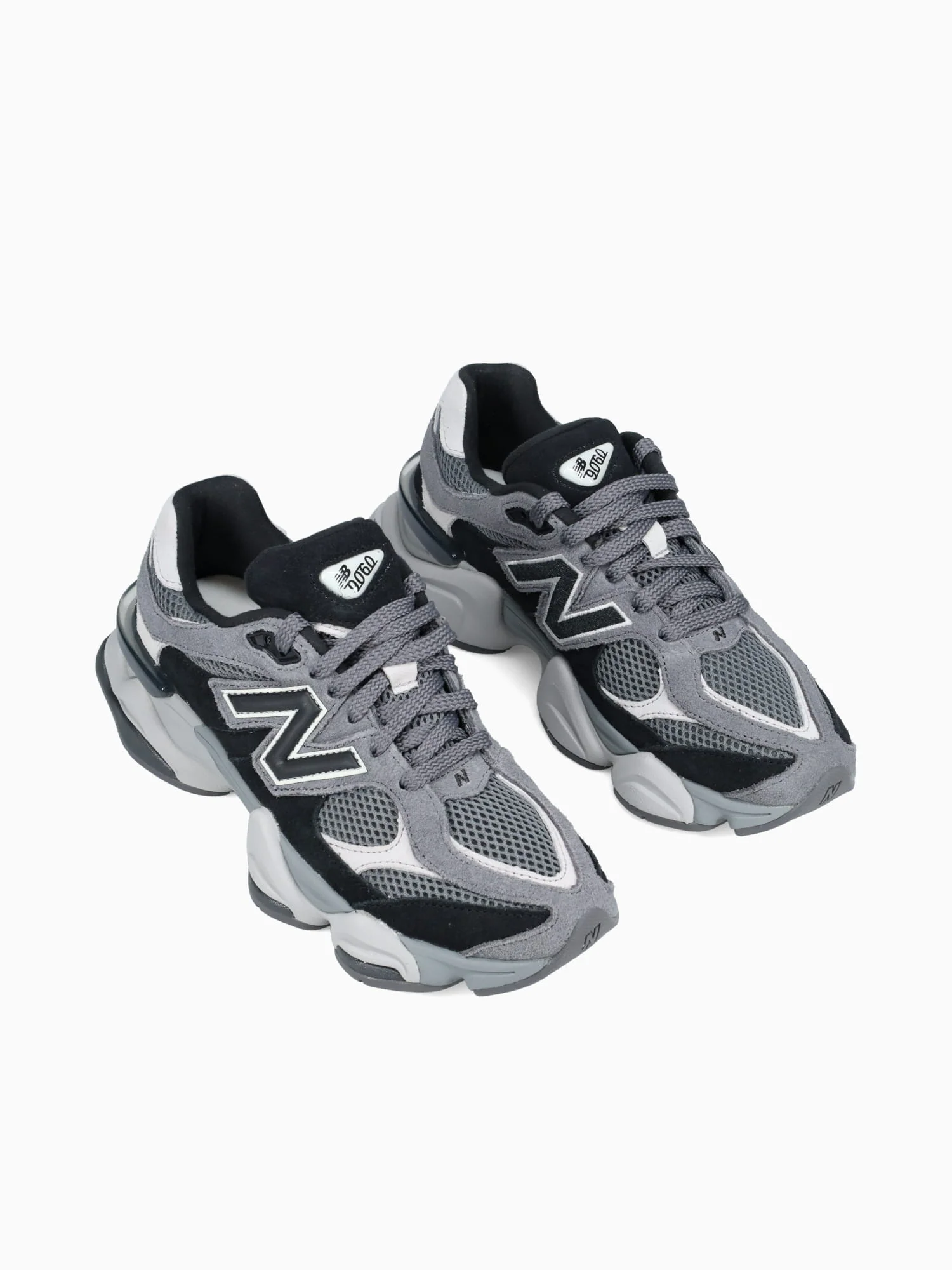 9060 Black Grey suede - Image 3