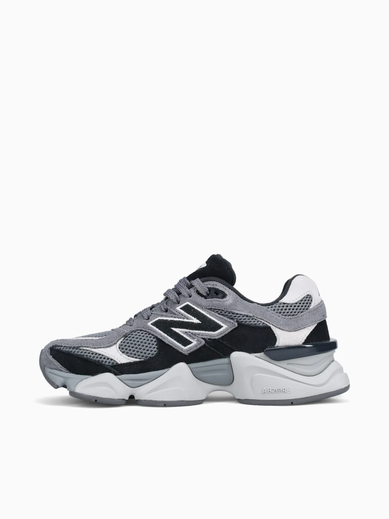 9060 Black Grey suede - Image 6