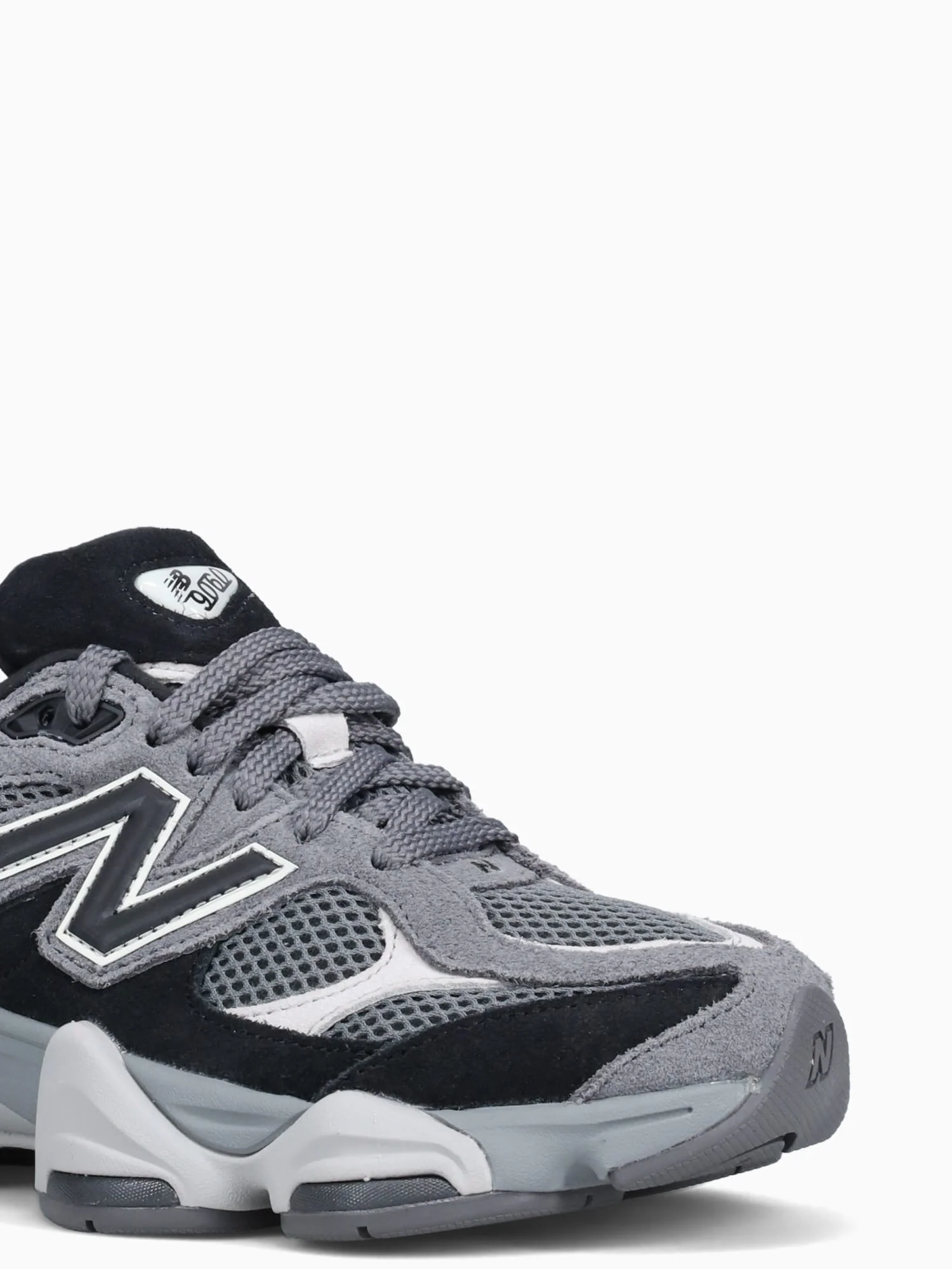 9060 Black Grey suede - Image 8