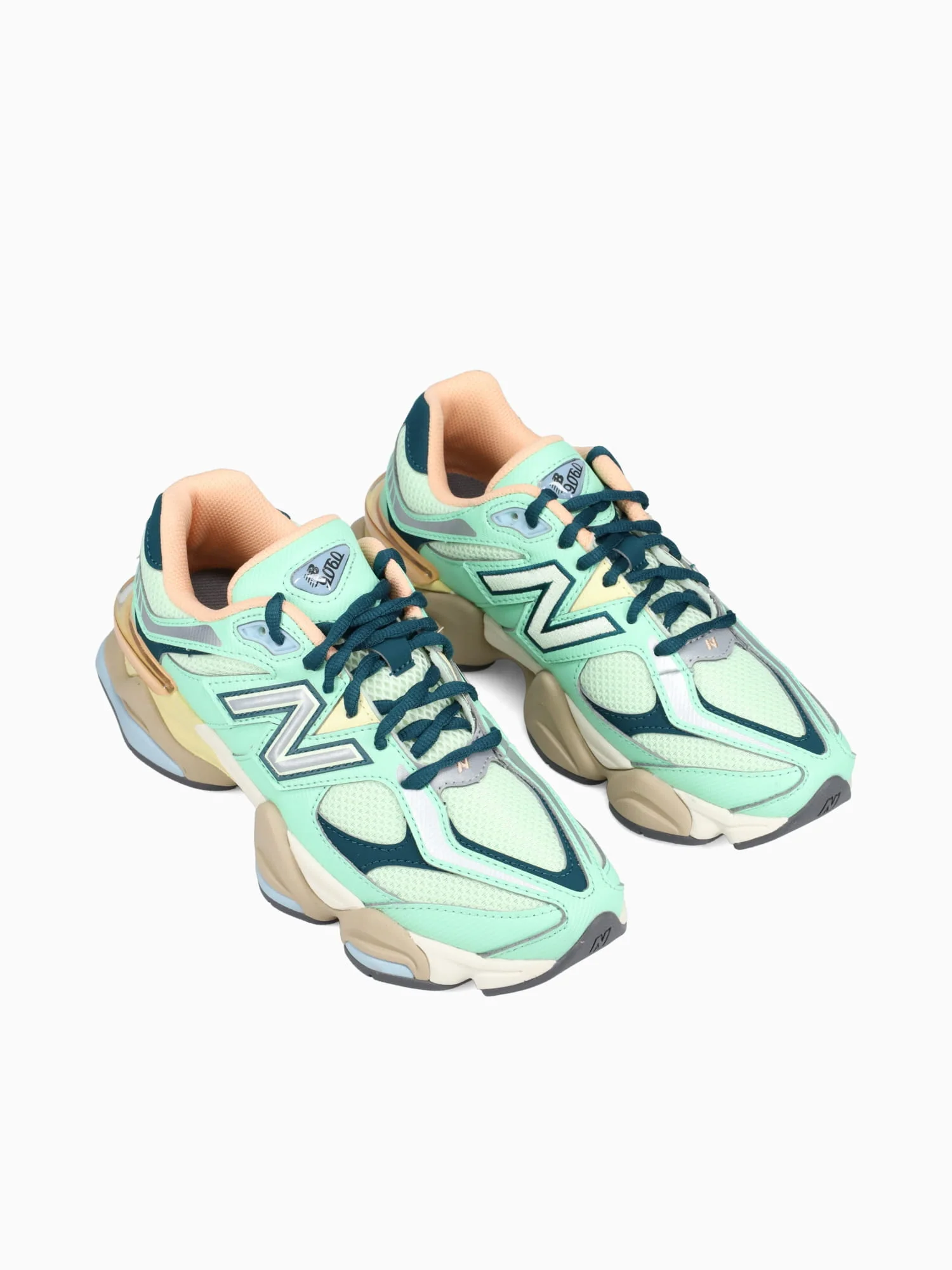 9060 Mint Navy leather Mesh - Image 3