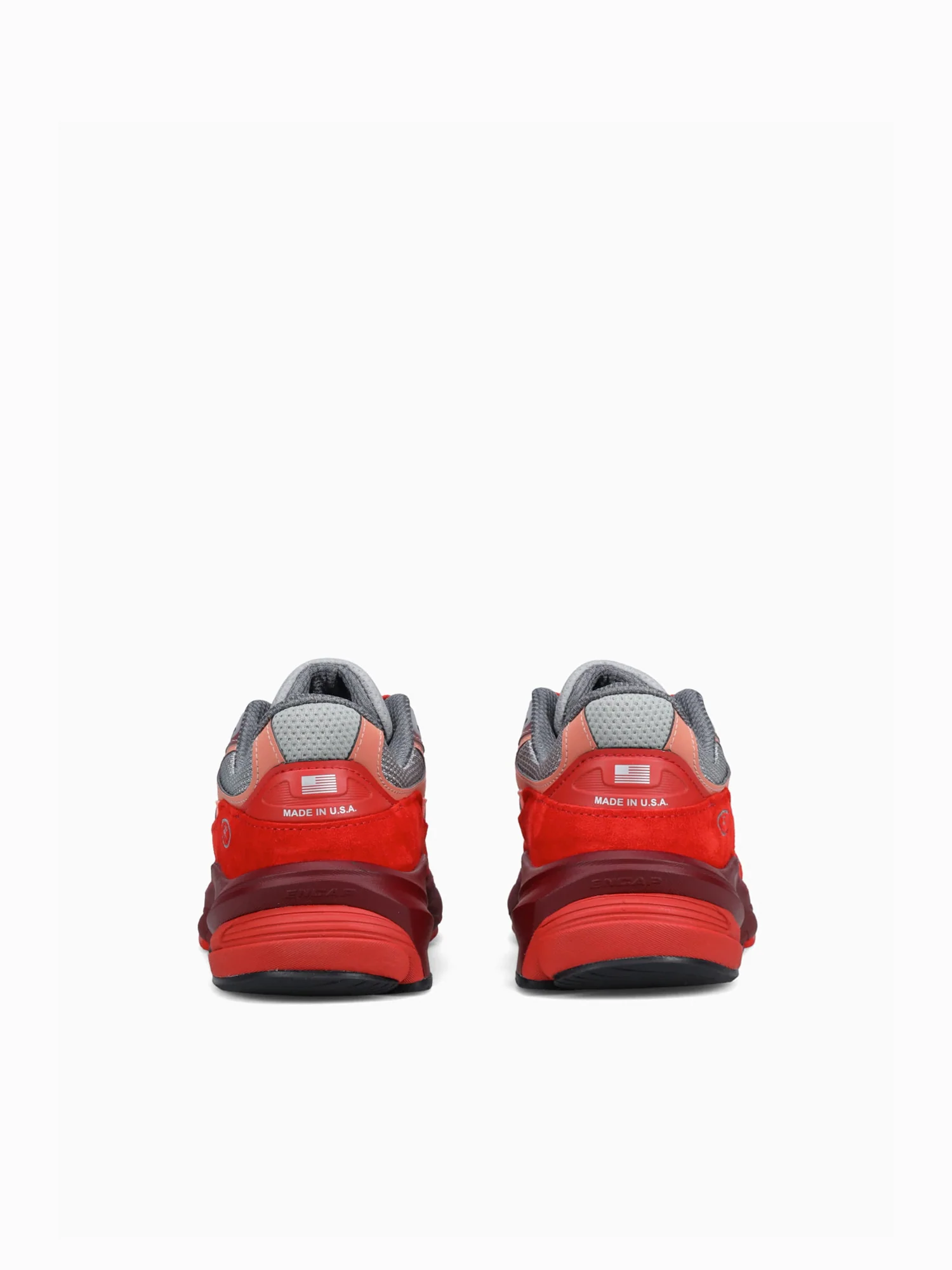 990v6 Moltenlava Burgundy Grey mesh - Image 4