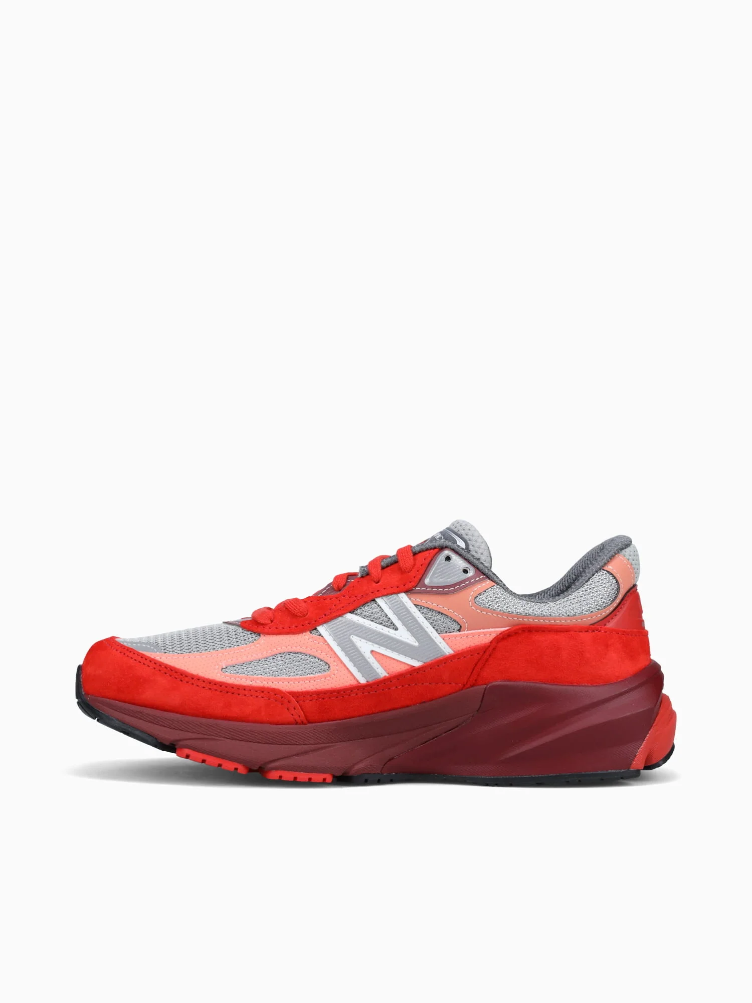 990v6 Moltenlava Burgundy Grey mesh - Image 6