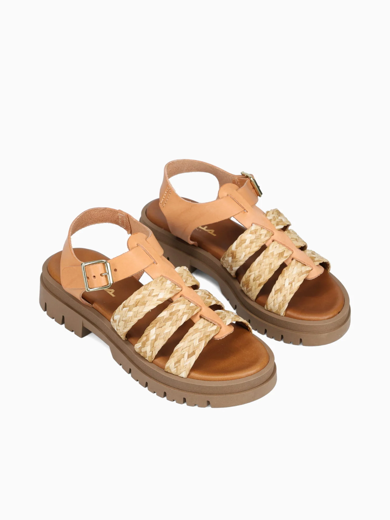 1744 Natural Leather Raffia - Image 3