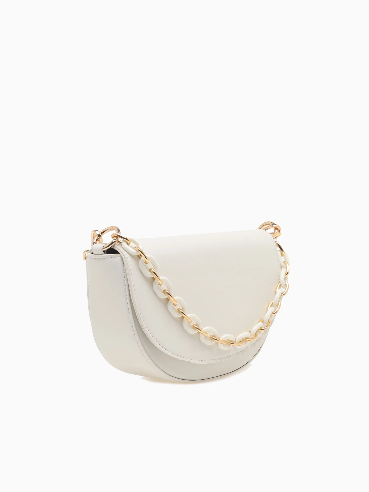 6024 Odette Flap Bag White - Image 2