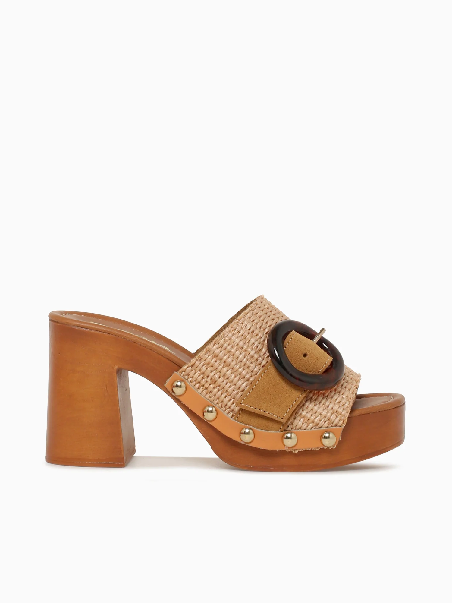 9420 Natural Brandy raffia Suede