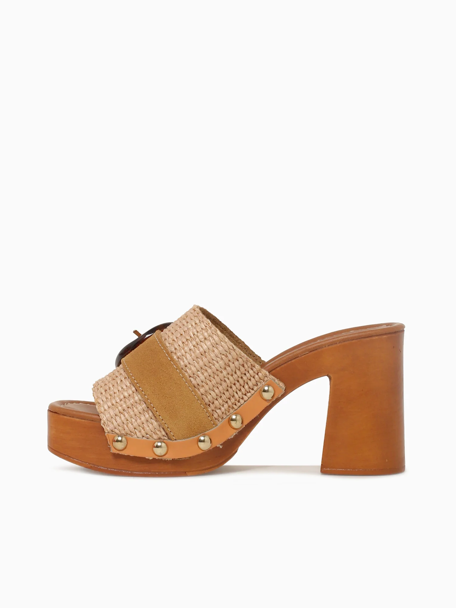 9420 Natural Brandy raffia Suede - Image 3