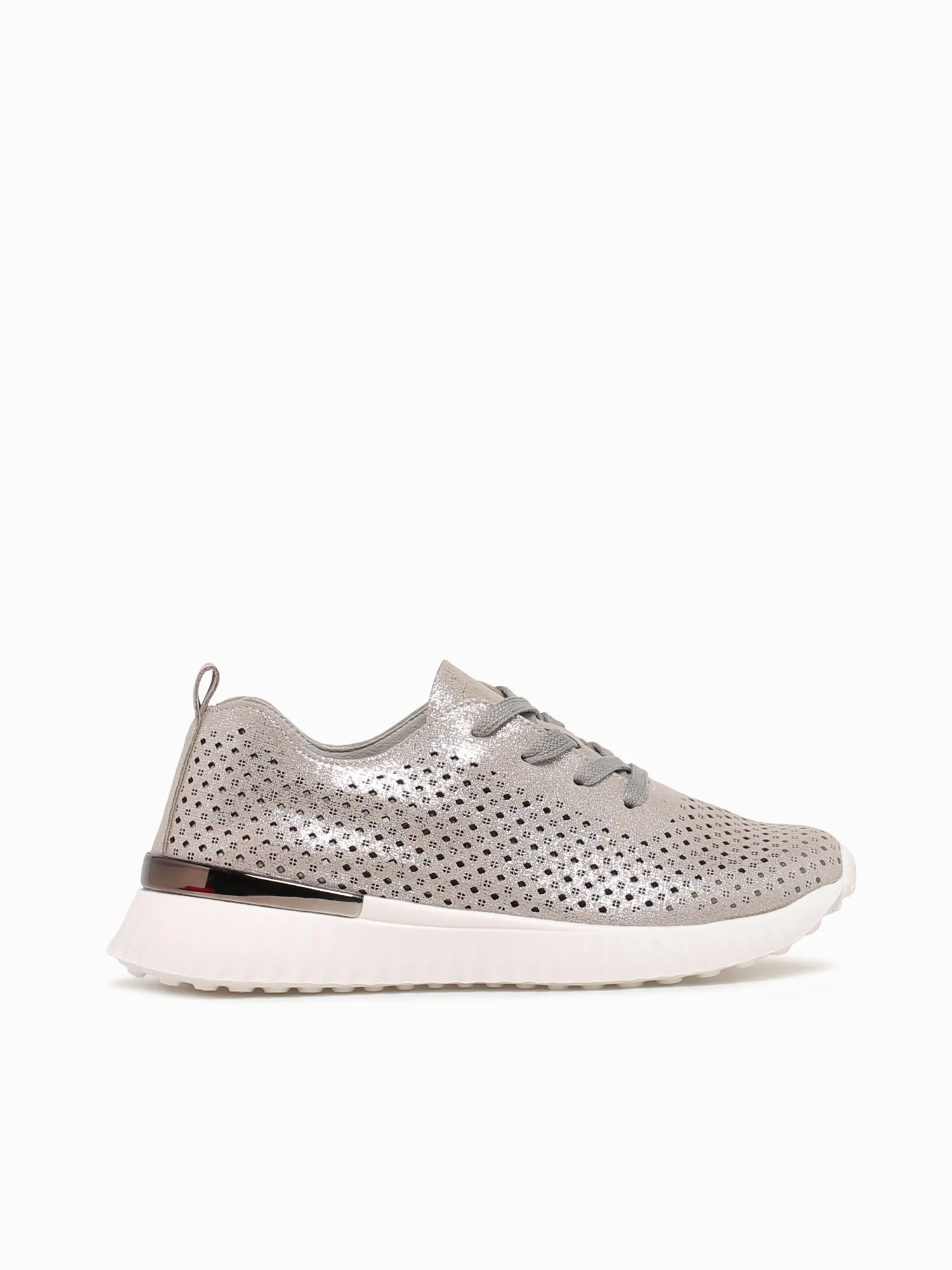 Aryna Silver Metallic
