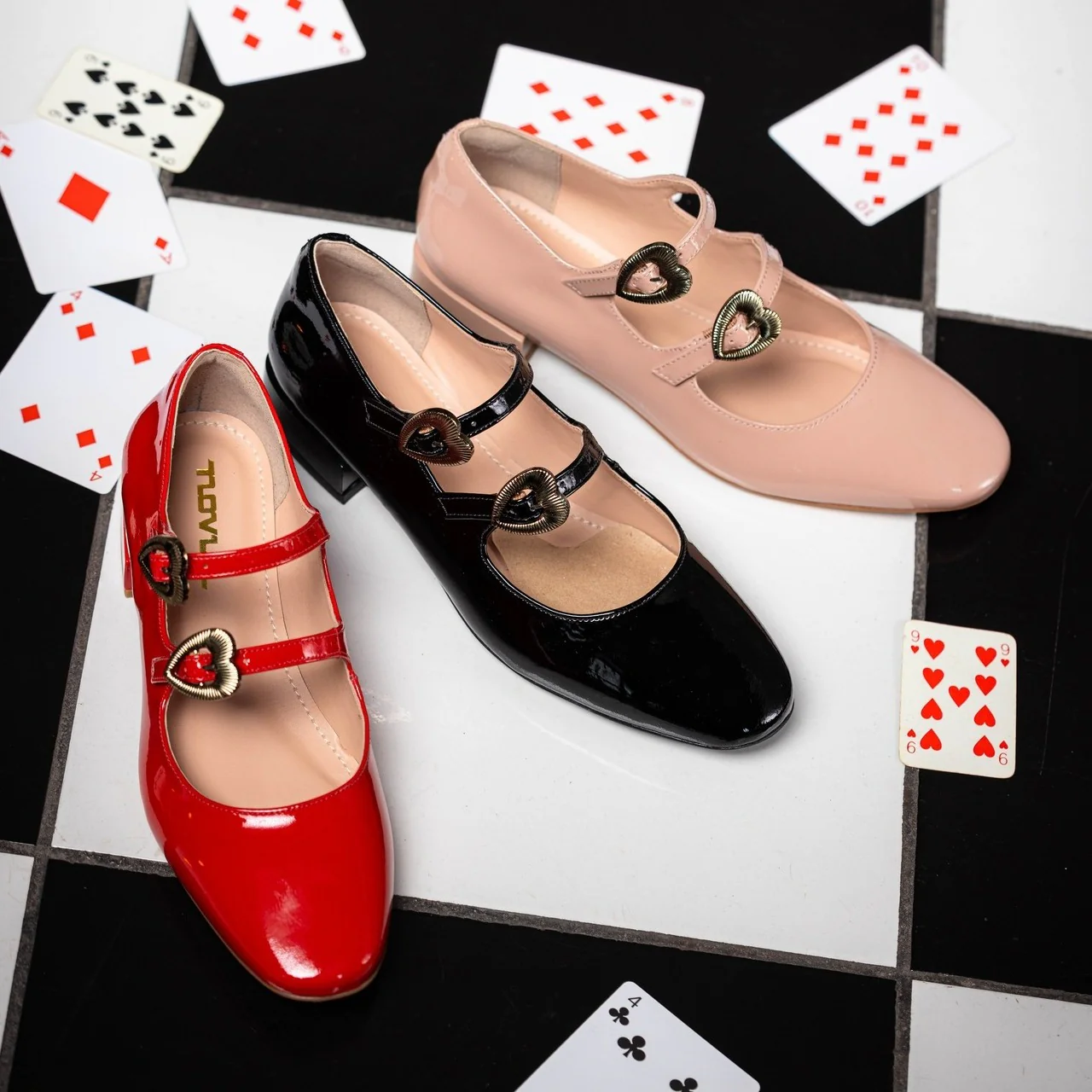Blanche Nude Patent Leather - Image 3