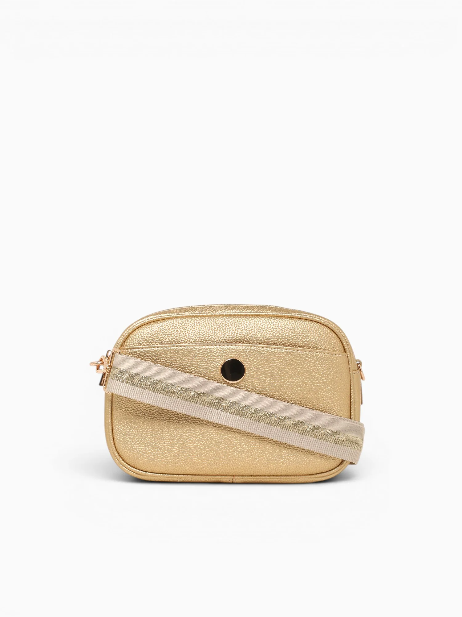 Button Crossbag Gold - Image 3