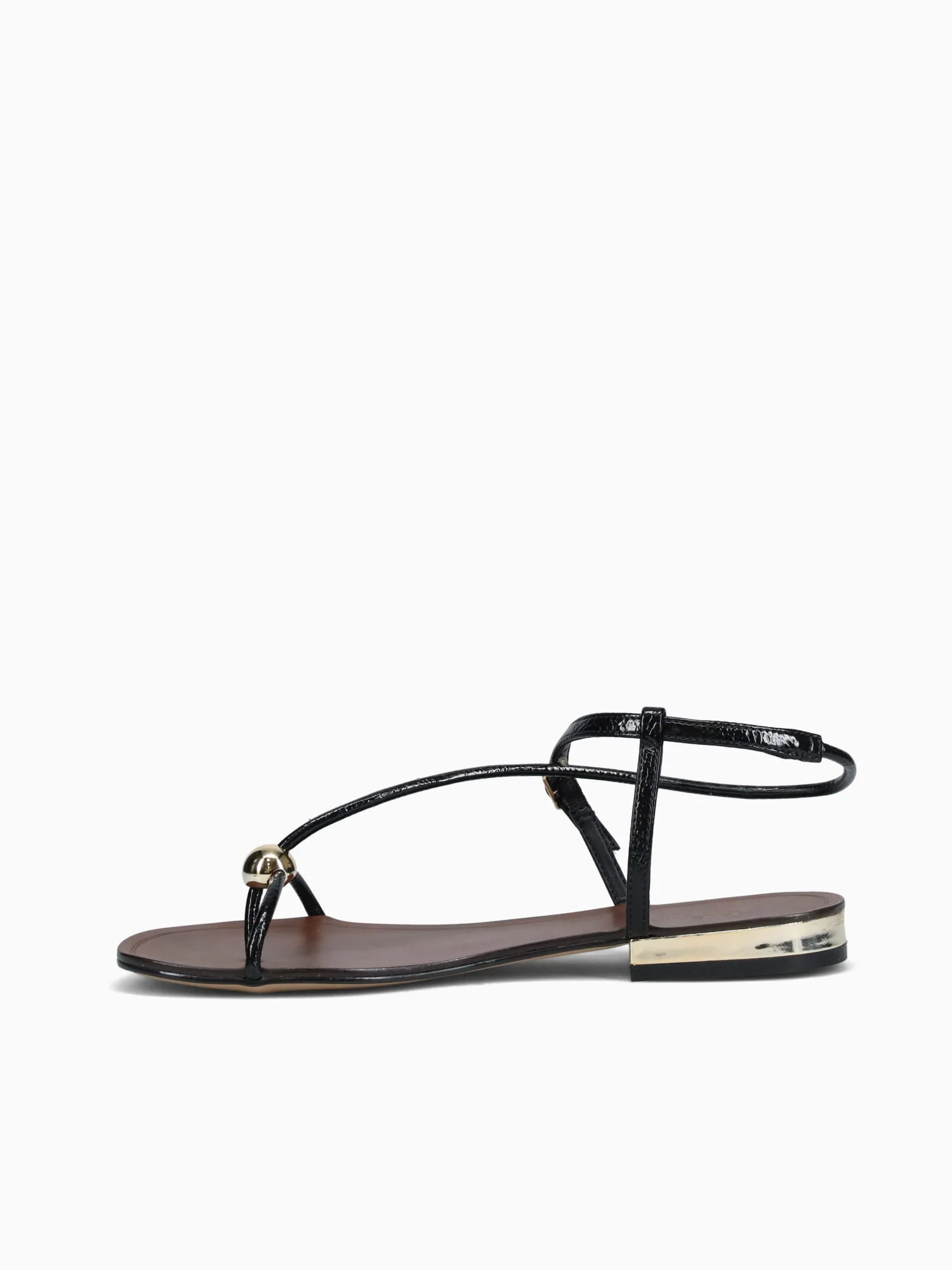Caris Black Verniz Leather - Image 3