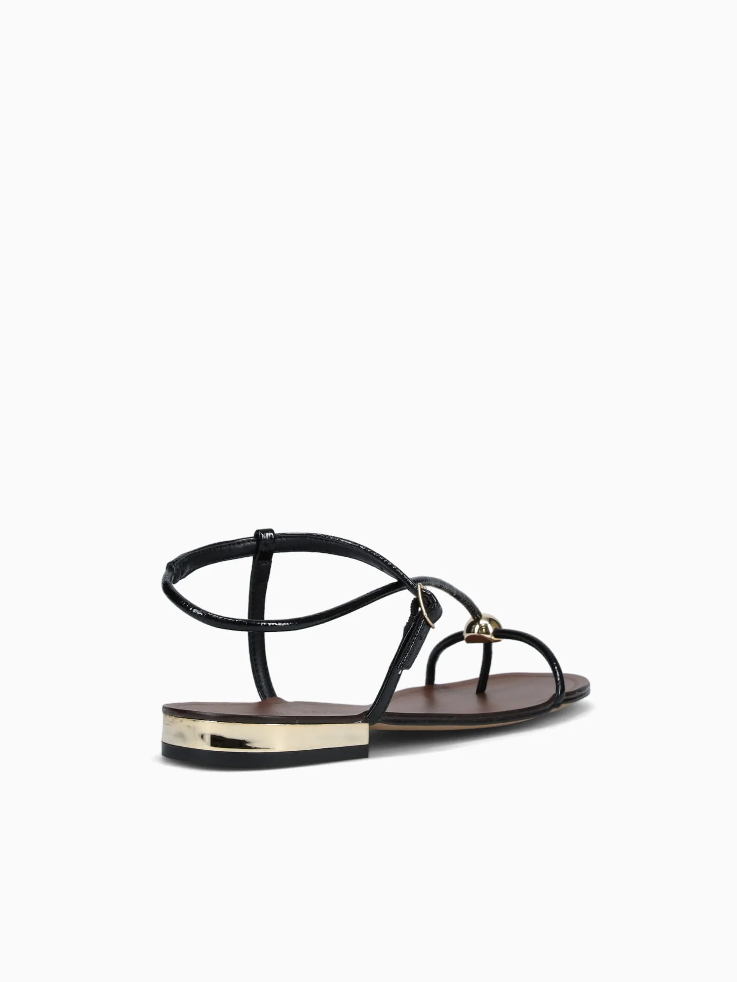 Caris Black Verniz Leather - Image 4
