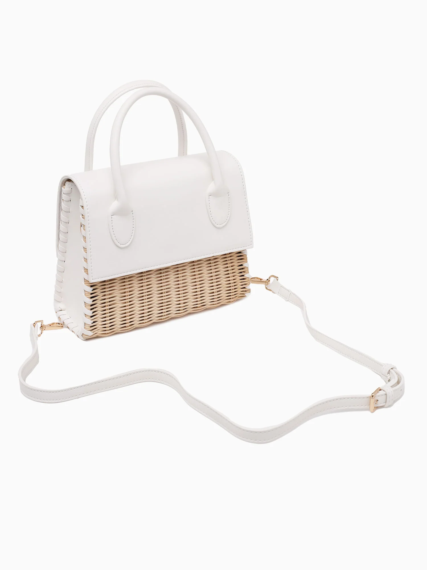 Caspian Top Handle Bag White - Image 3