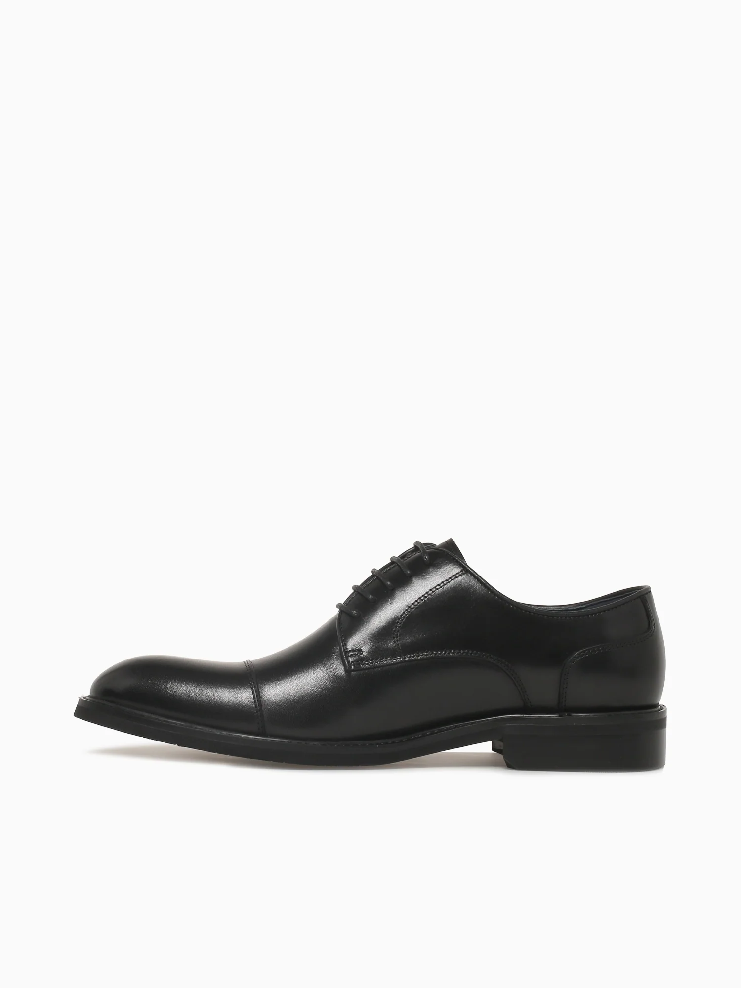 Criston Black Brushed Calf Leather - Image 3
