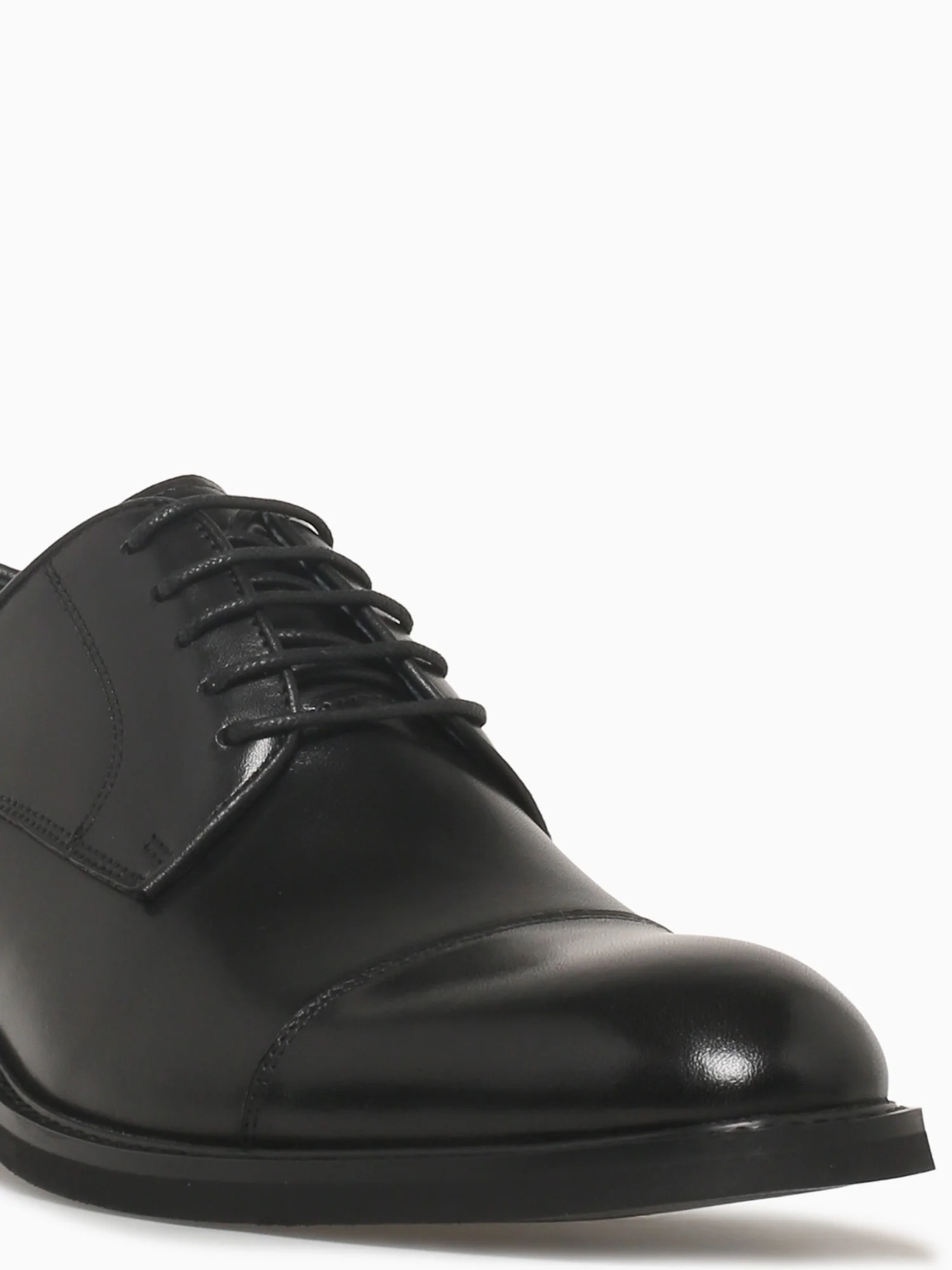 Criston Black Brushed Calf Leather - Image 8