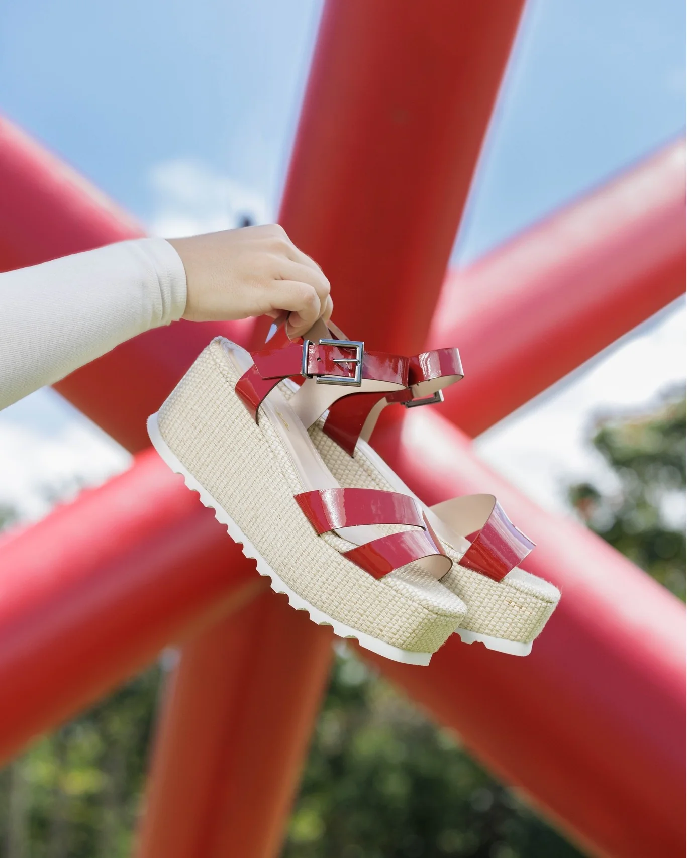 Elke Red Patent - Image 3