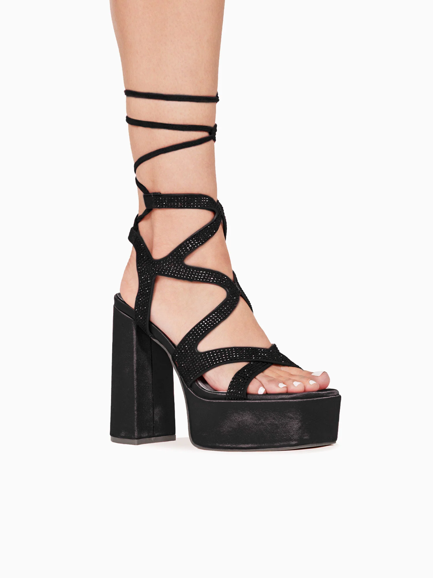Faith Black Satin - Image 2