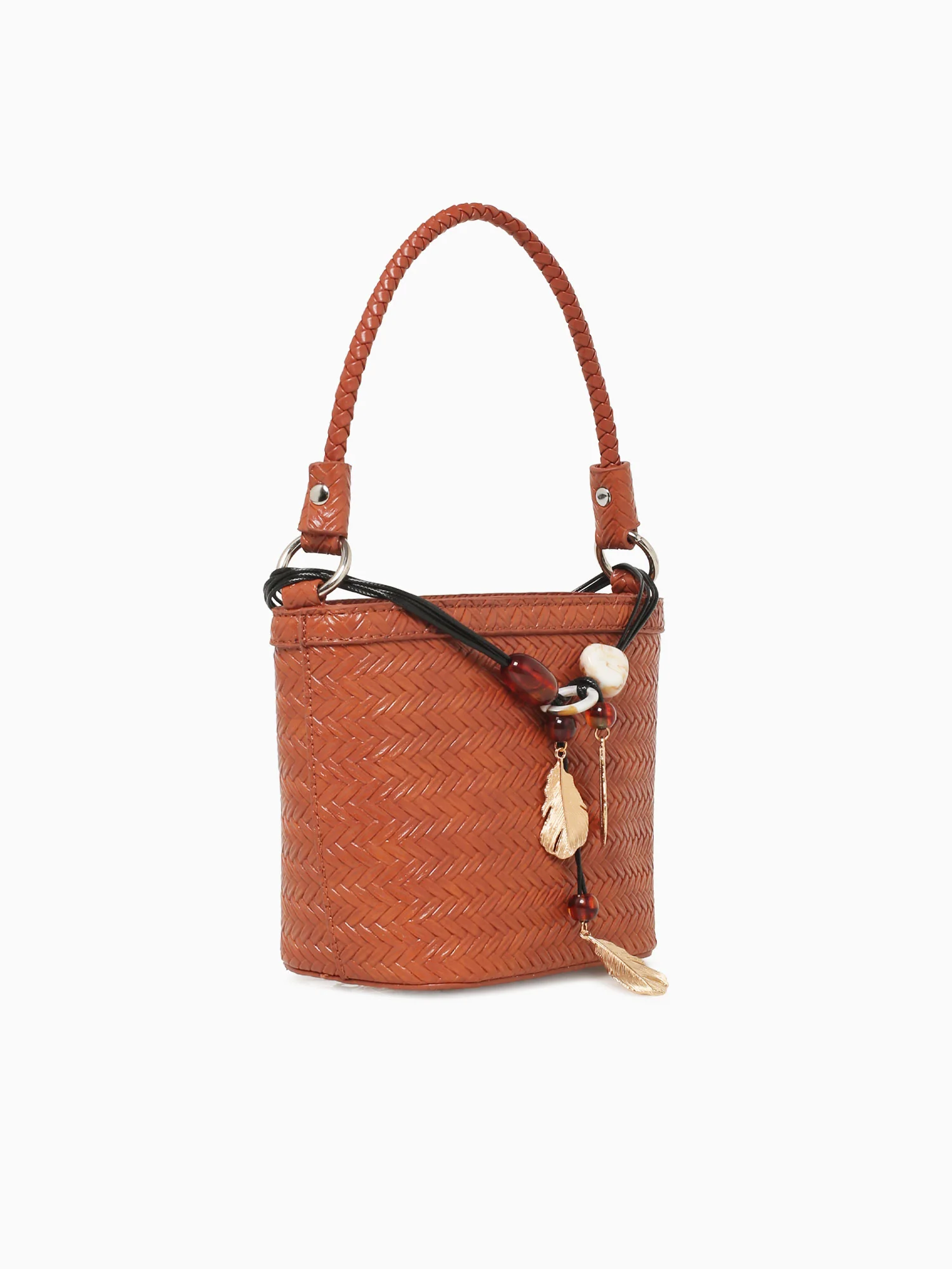 Flora Shoulder Bag Tan - Image 2