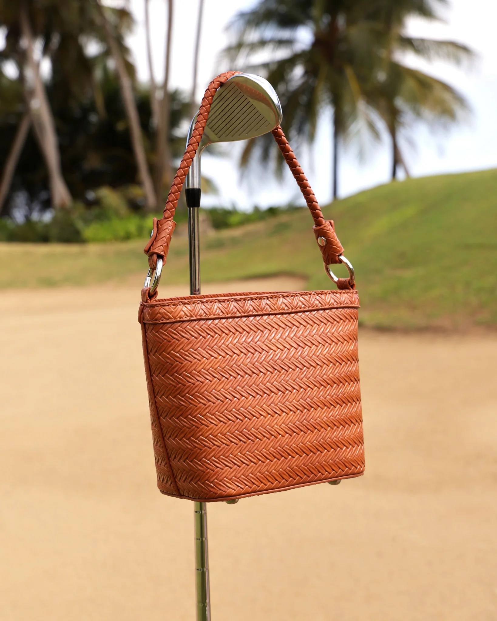 Flora Shoulder Bag Tan - Image 3
